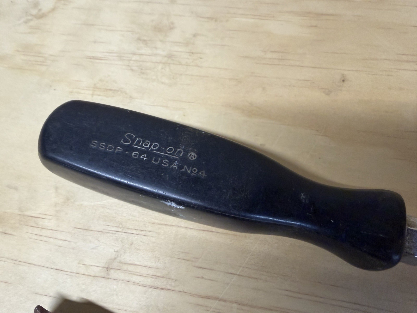 Vintage, Snap-On Tool Lot, USA, SSDM Screwdriver, SSDM Stubby Yellow Black
