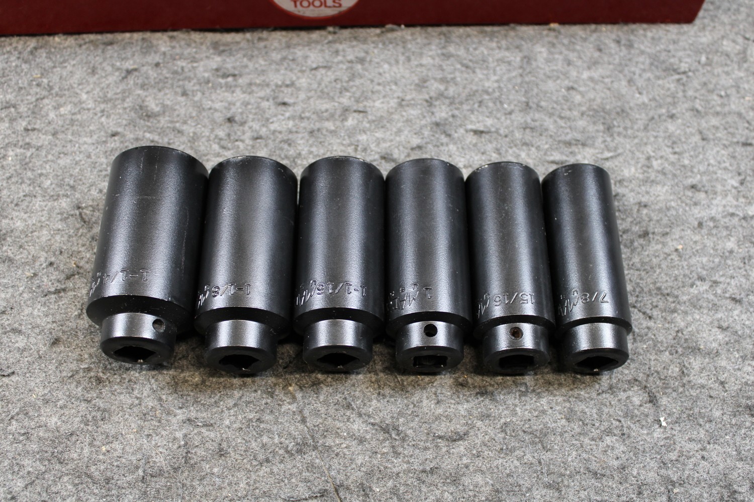 Mac Tools 13pc Deep SAE Impact Socket Set w/ Carrier Tray (452534)