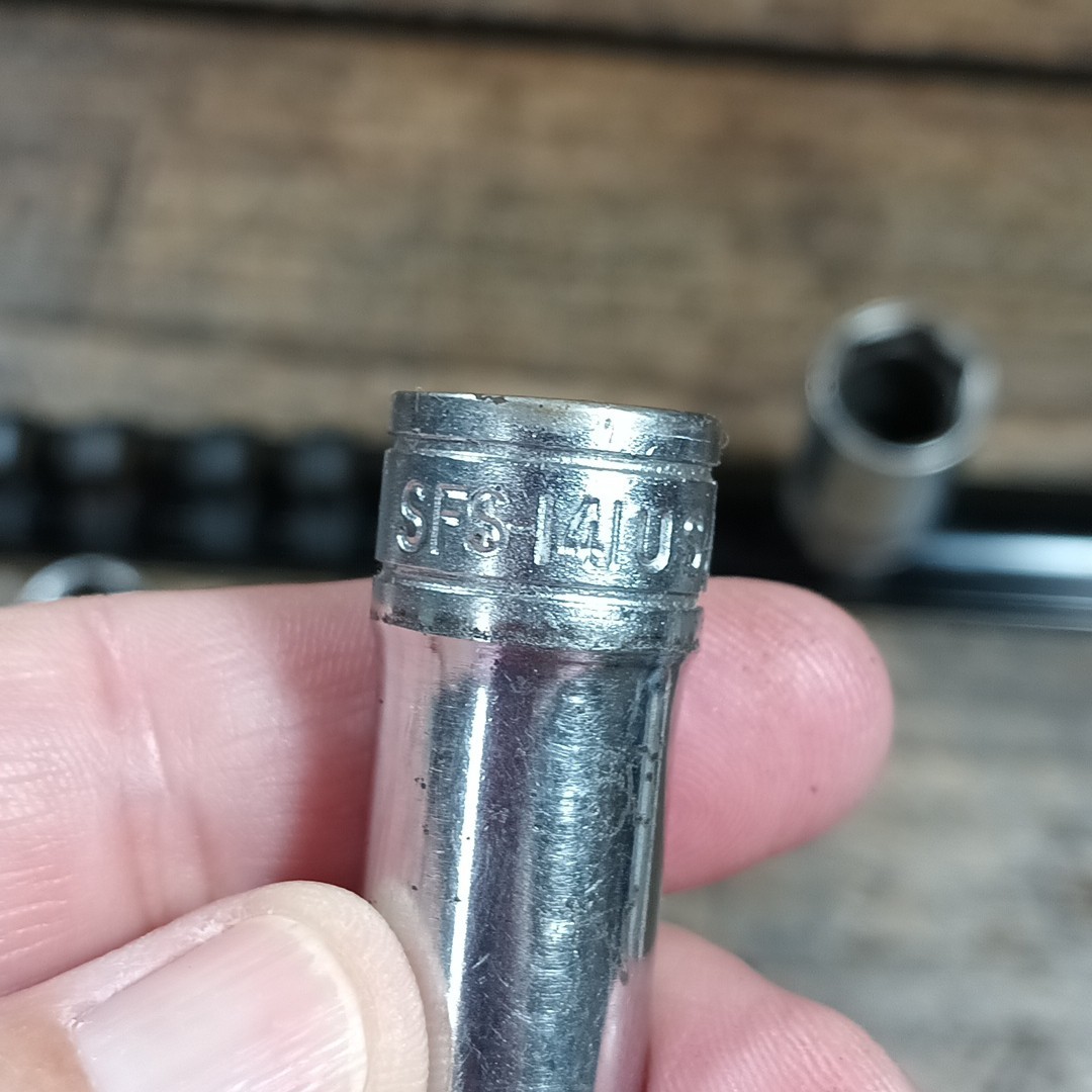 Snap On Deep Socket Set 6 pt SFS281 261 241 221 201 181 161 141 121 3/8 Drive