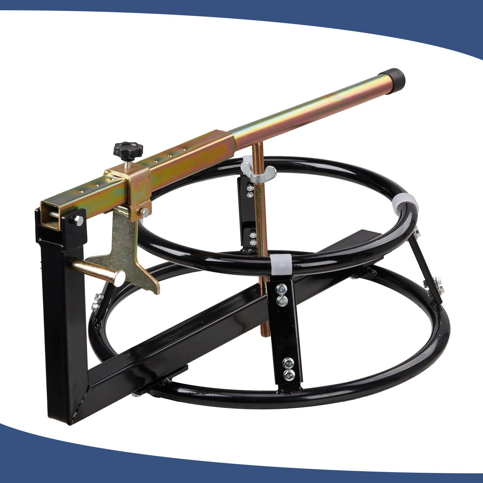Portable Motorcycle Tire Changing Stand with Bead Breaker For 16 to 22 inch Tire