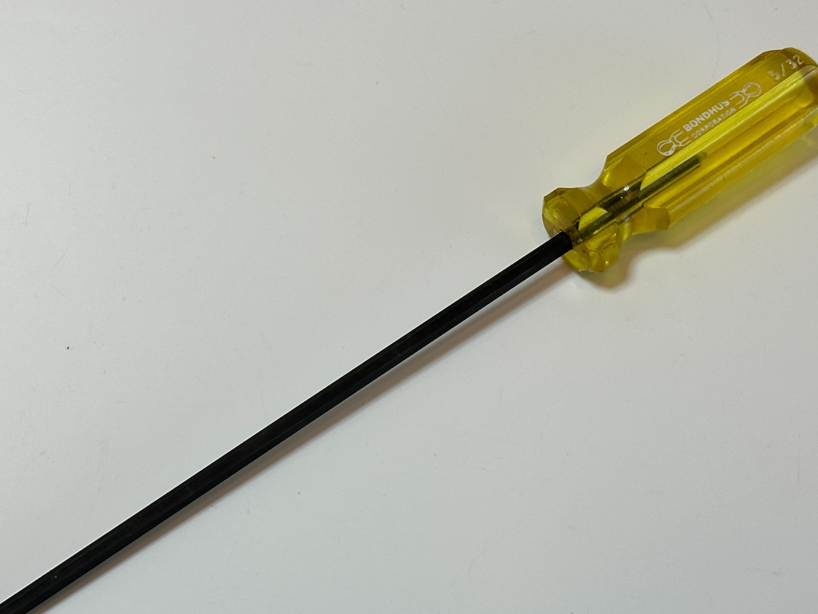 Bondhus Tools USA 5/32″ Balldriver Screwdriver (New Old Stock) w/ Amber Handle