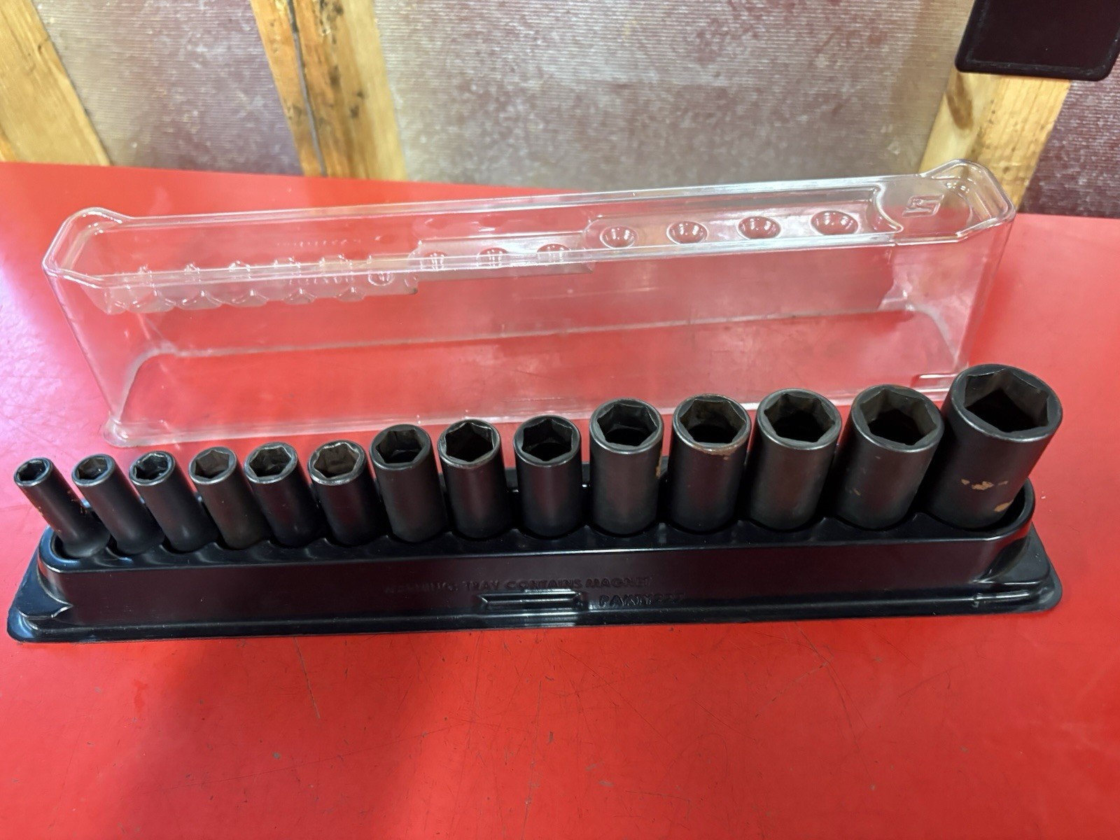 Snap-On 214SIMFMYA 14pc 3/8″ Drive Deep Metric Impact Socket Set