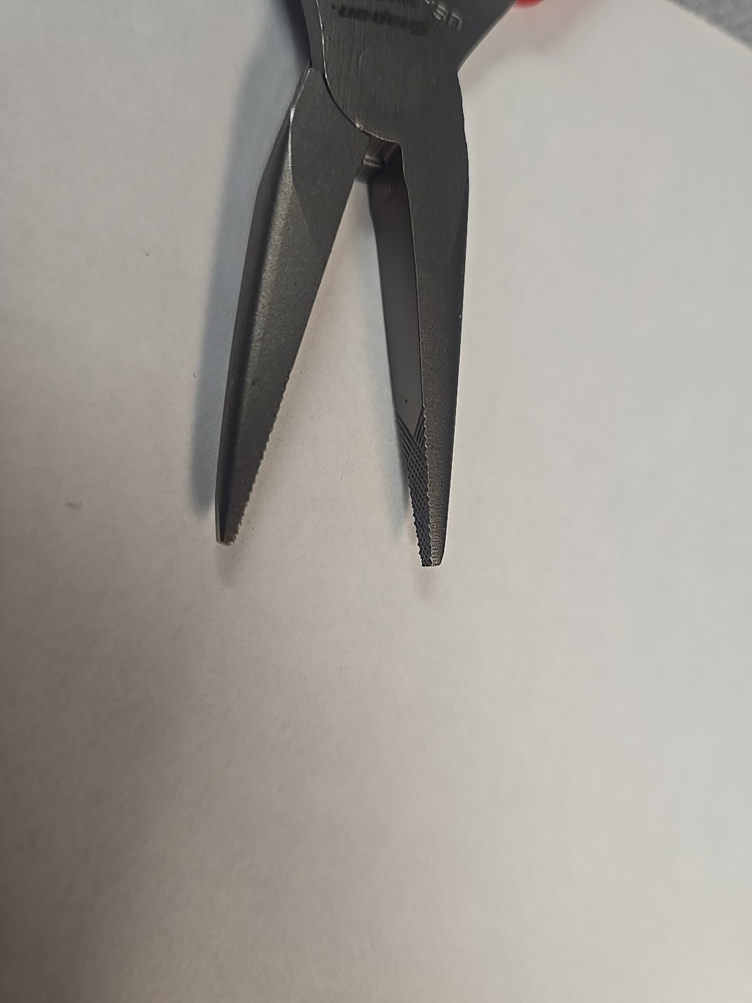 Snap on Tools USA NEW RED Soft Grip 6″ Needle Nose Pliers 95ACF