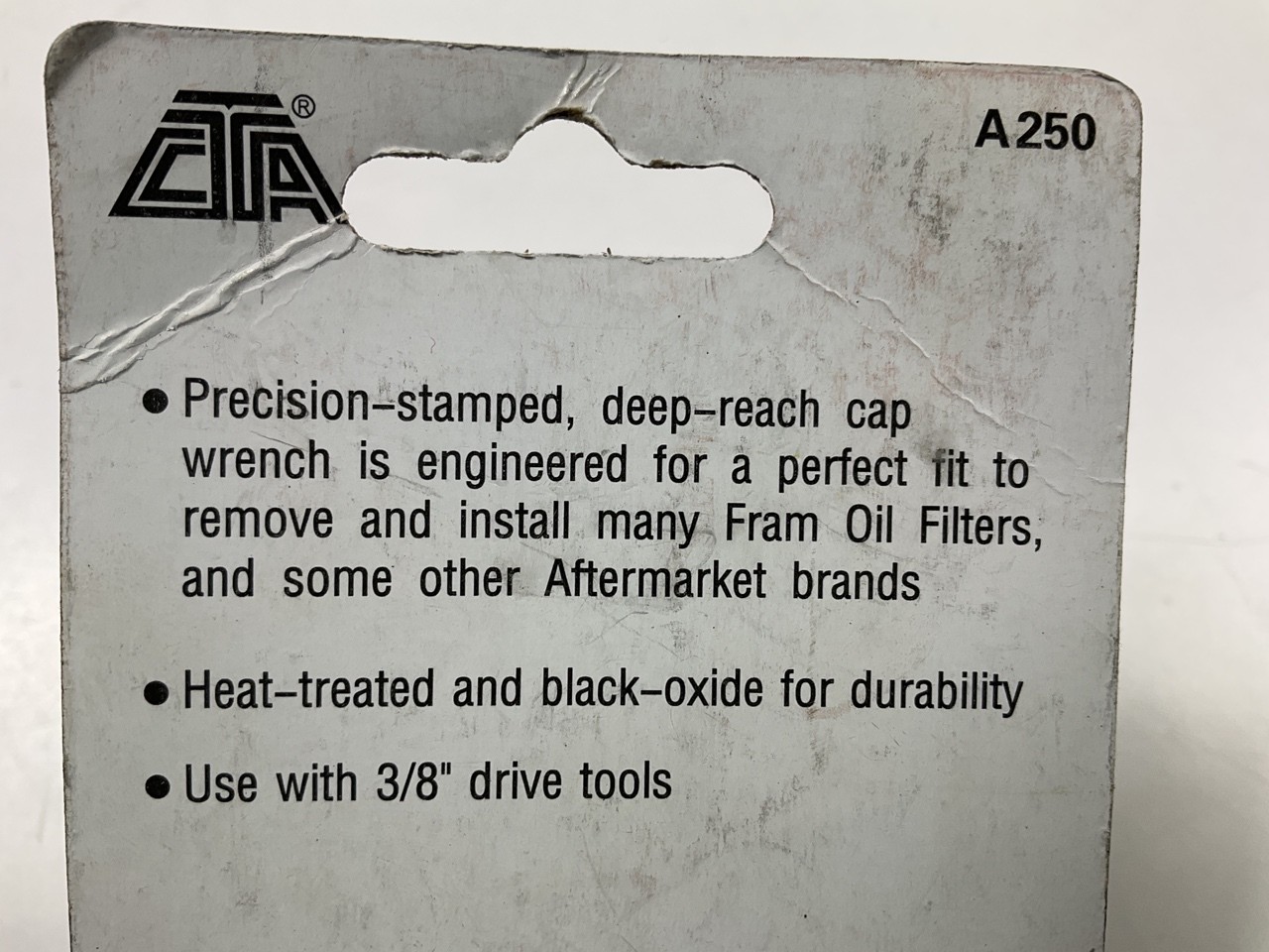 CTA A250 Cap Oil Filter Wrench 74mm / 76mm X 15 Flute