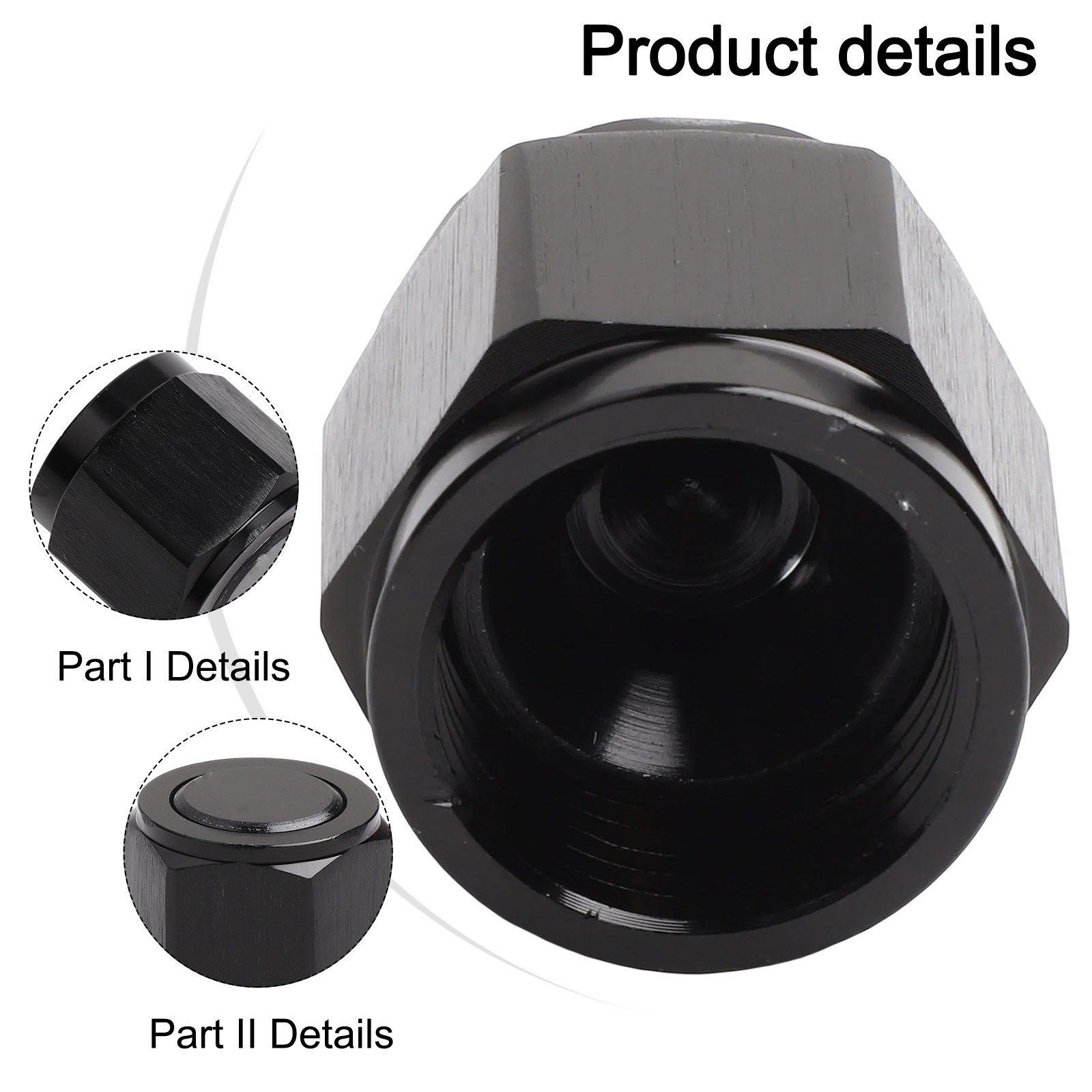 Aluminum Flare Cap Block Off Fitting for Automotive and Industrial Use