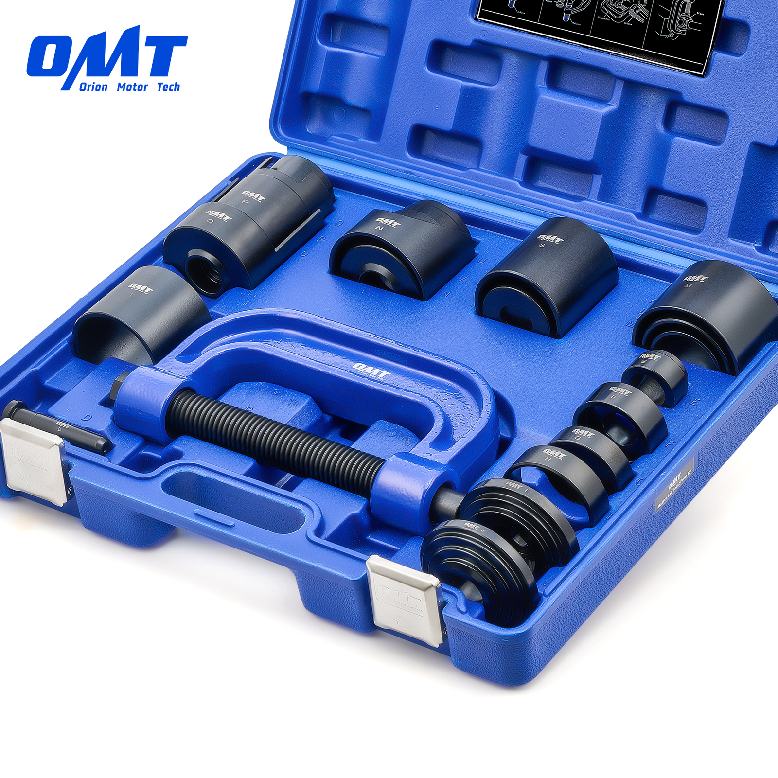 21Pcs Auto Repair Service Removal Ball Joint Press Tool Master Adapter Kit 2&4WD