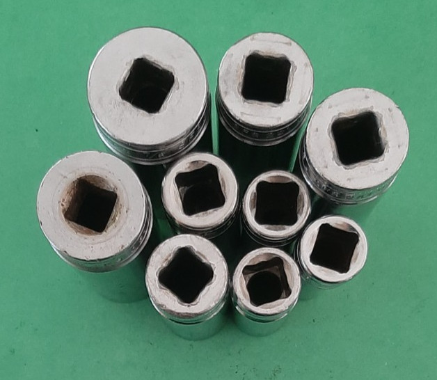 Snap-on 3/8″ Drive 9 PC 6pt Point Deep Socket Set 3/8″ to 7/8″ SFS121- SFS281
