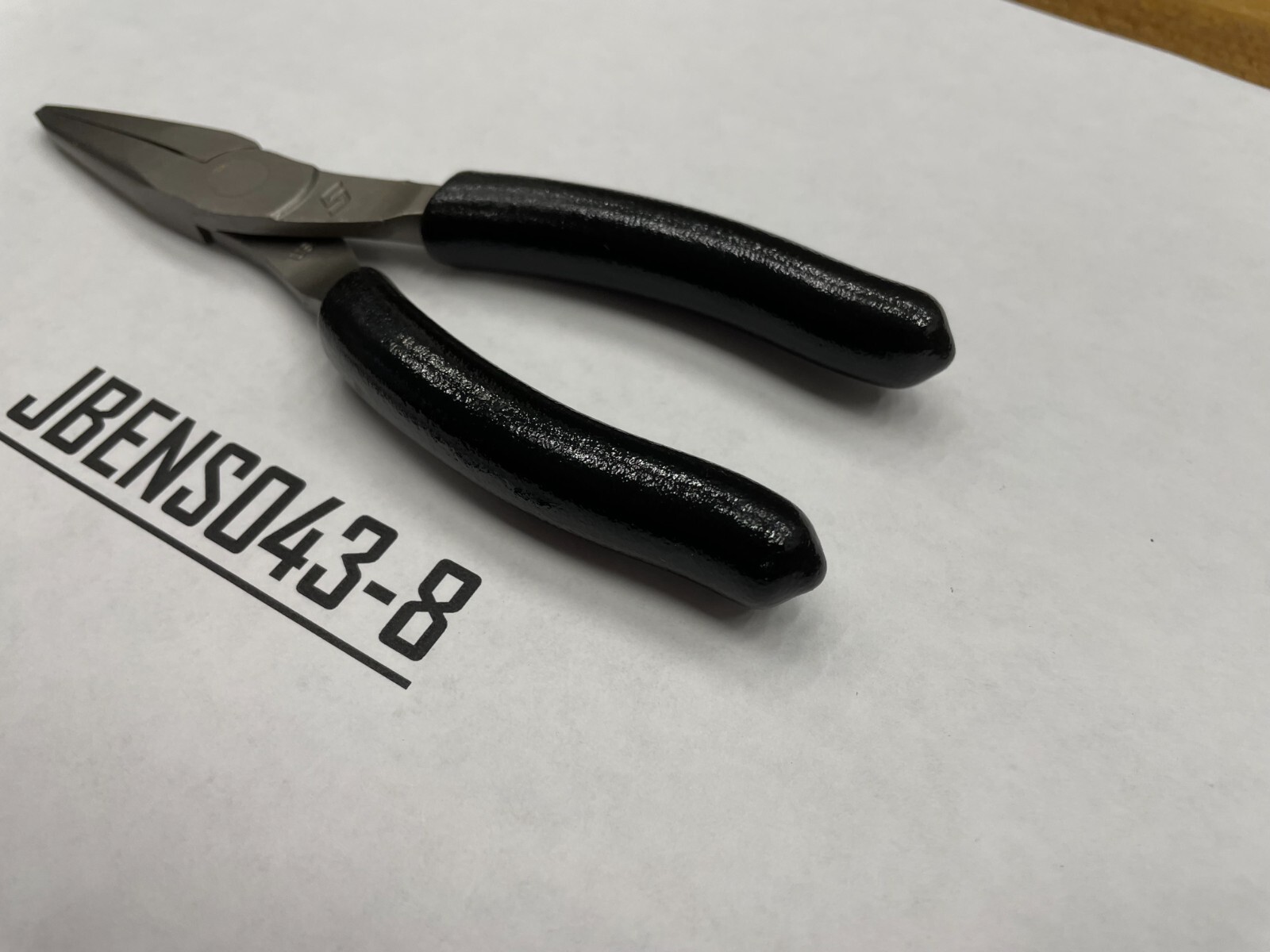 Snap-on Tools USA NEW BLACK 6″ Soft Grip Needle Nose Pliers 95ACFBK