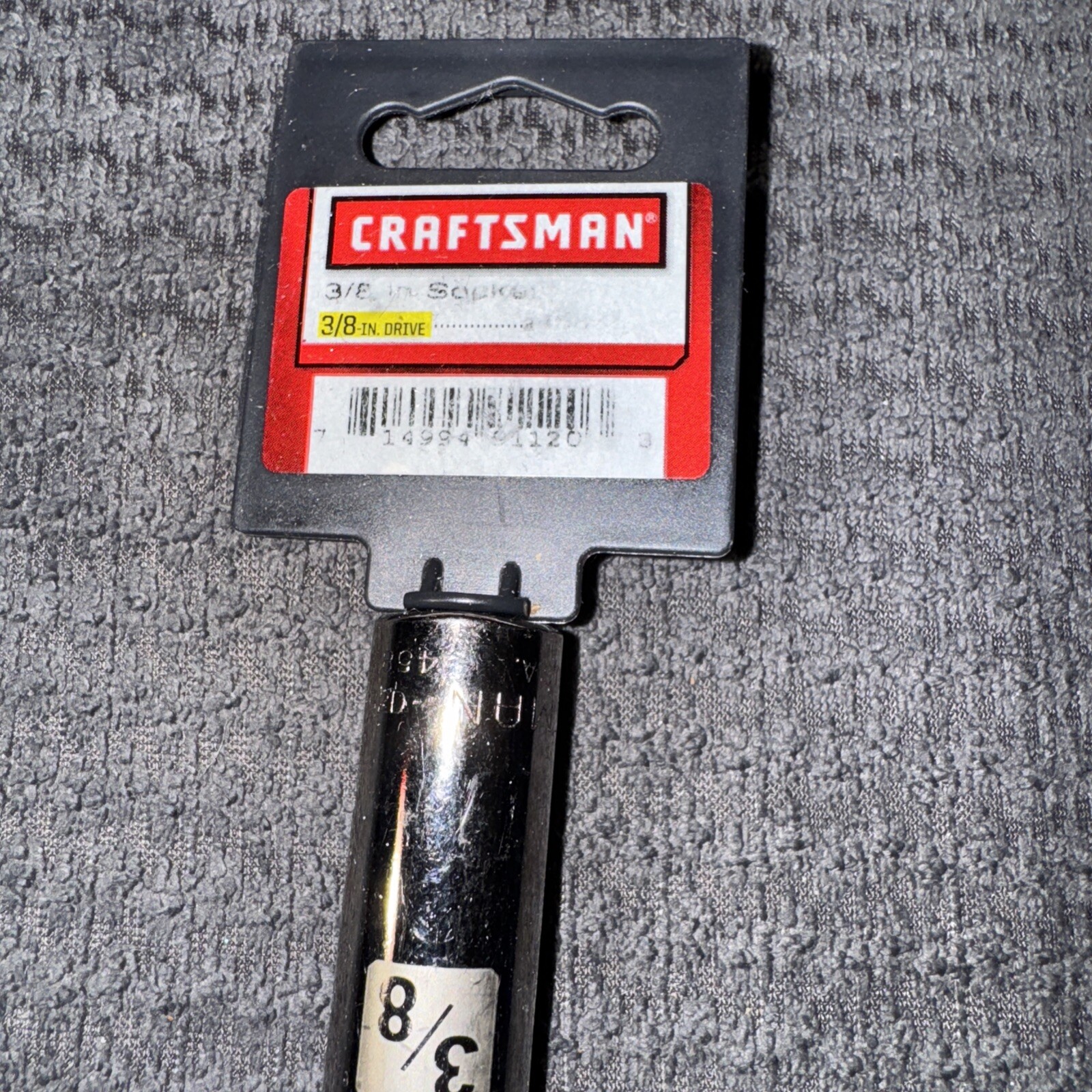 Craftsman 3/8″ Drive 3/8″ 6 Pt Deep Socket SAE Easy Read 45835 USA NOS