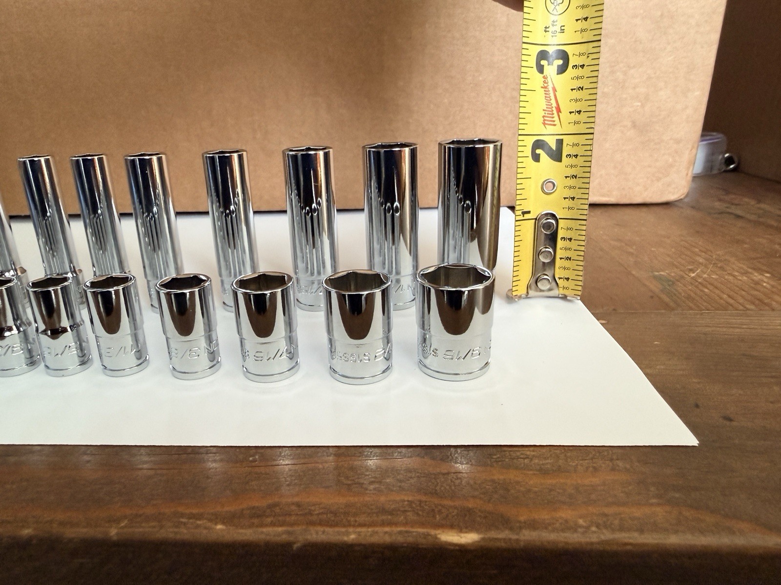 ICON 1/4” Drive 6Pt Metric Shallow/Deep Socket Chrome – Choose Size mm