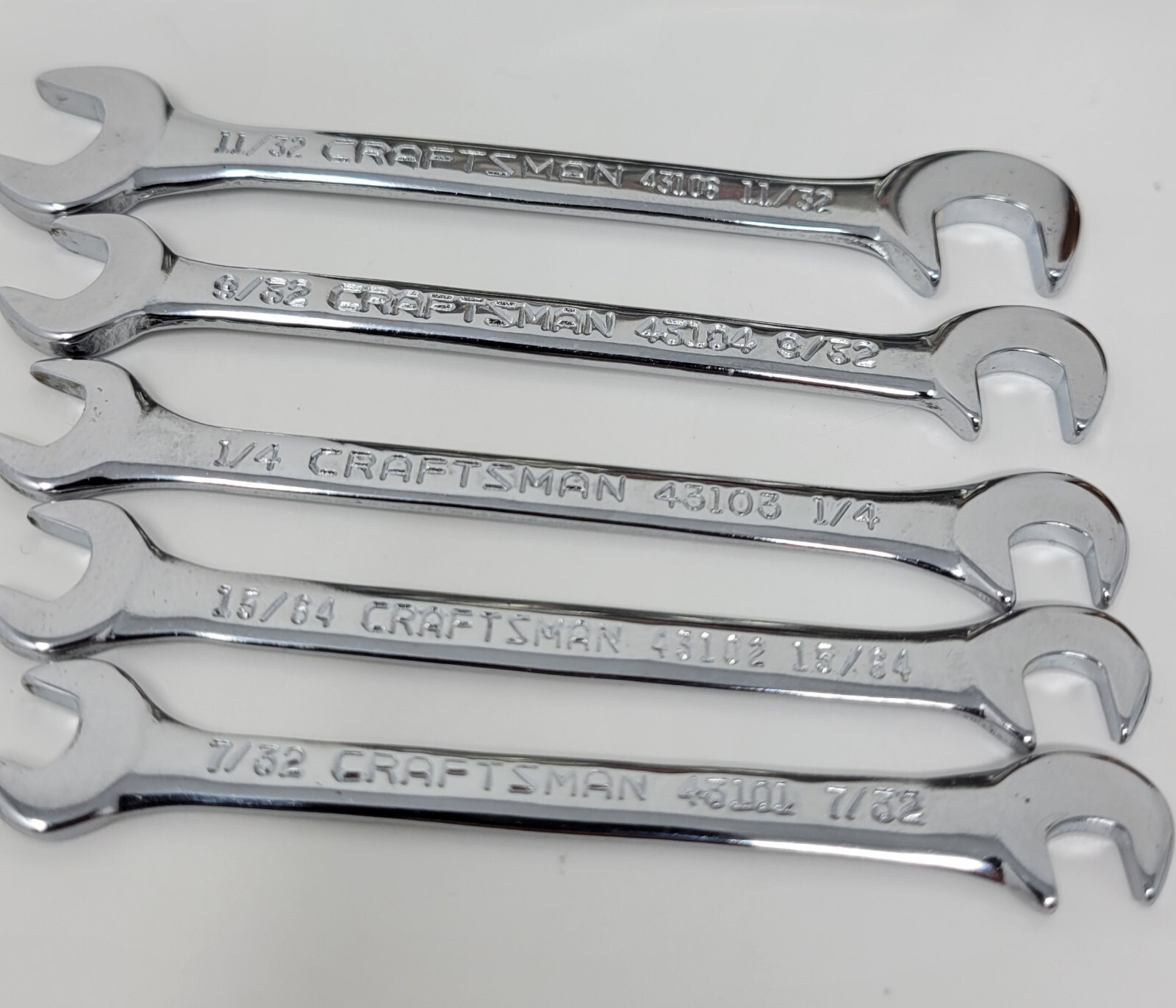 Vintage Craftsman Combination Ignition Wrenches Mixed Lot Of Set 4306 & V