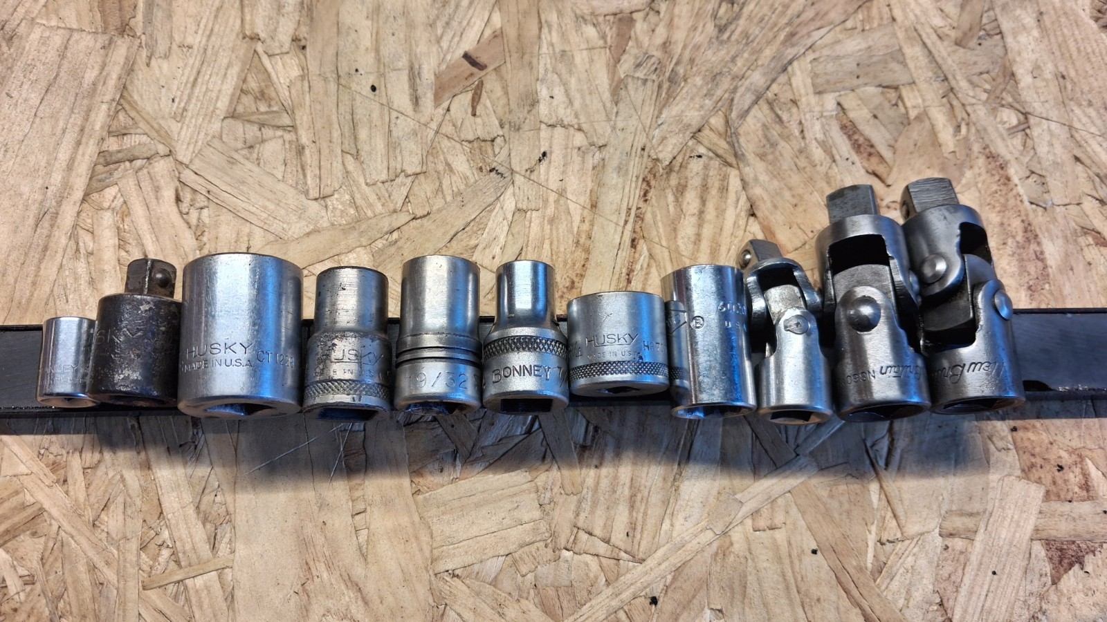 Vintage Socket Lot Huskey Bonney Vulcan New Britain 1/2″ 3/8″ 1/4″ Drive US Made