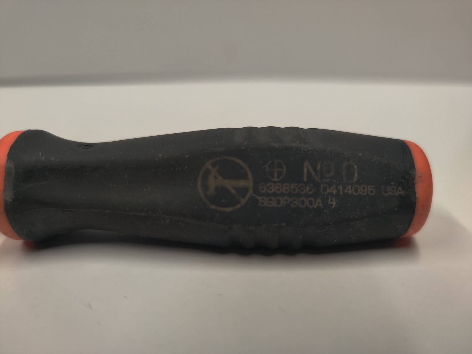 SNAP ON SGDP300A #0 PHILLIPS BLACK /ORANGE MINI SOFT GRIP HANDLE SCREWDRIVER