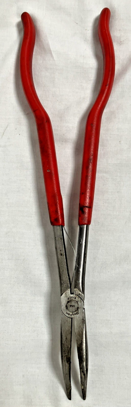 Snap-on Tools USA 14″ Long-Neck 35° Bent Long Reach Needle Nose Pliers 415CP