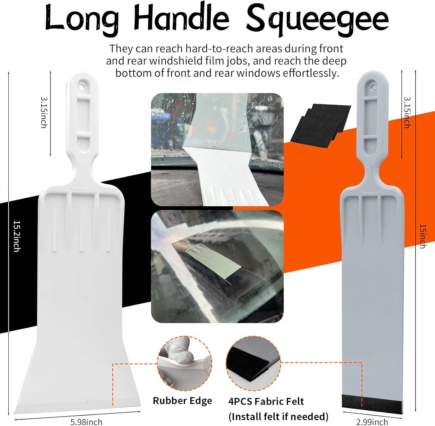 Auto Glass Tinting Tool Set Vinyl Wrap Tool Windshield Rear Window Tinting Tool