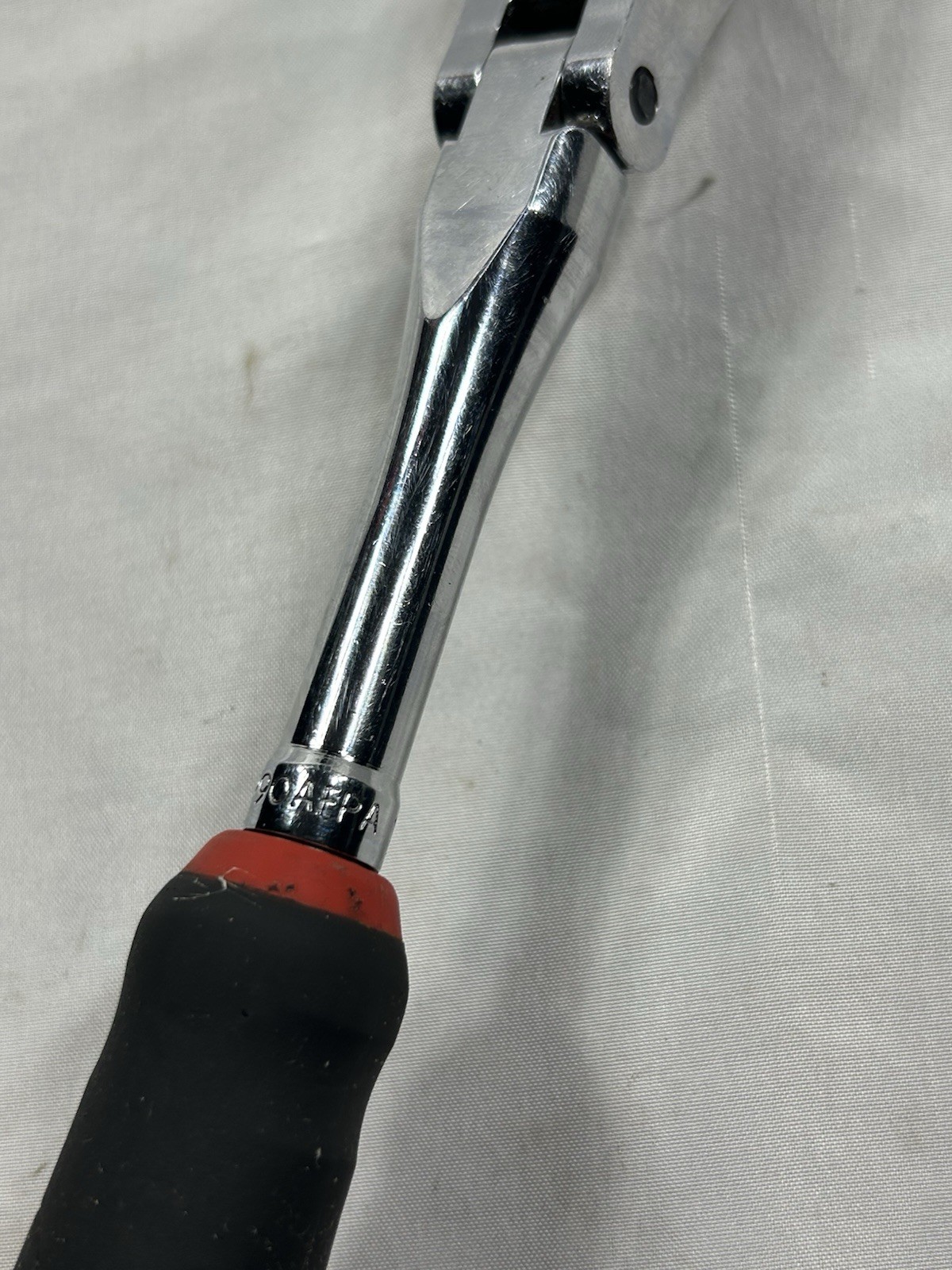 Mac Tools XR990AFPA , 3/8″ Drive Axis Comfort-Handle Flex-Head Ratchet 9″ Long