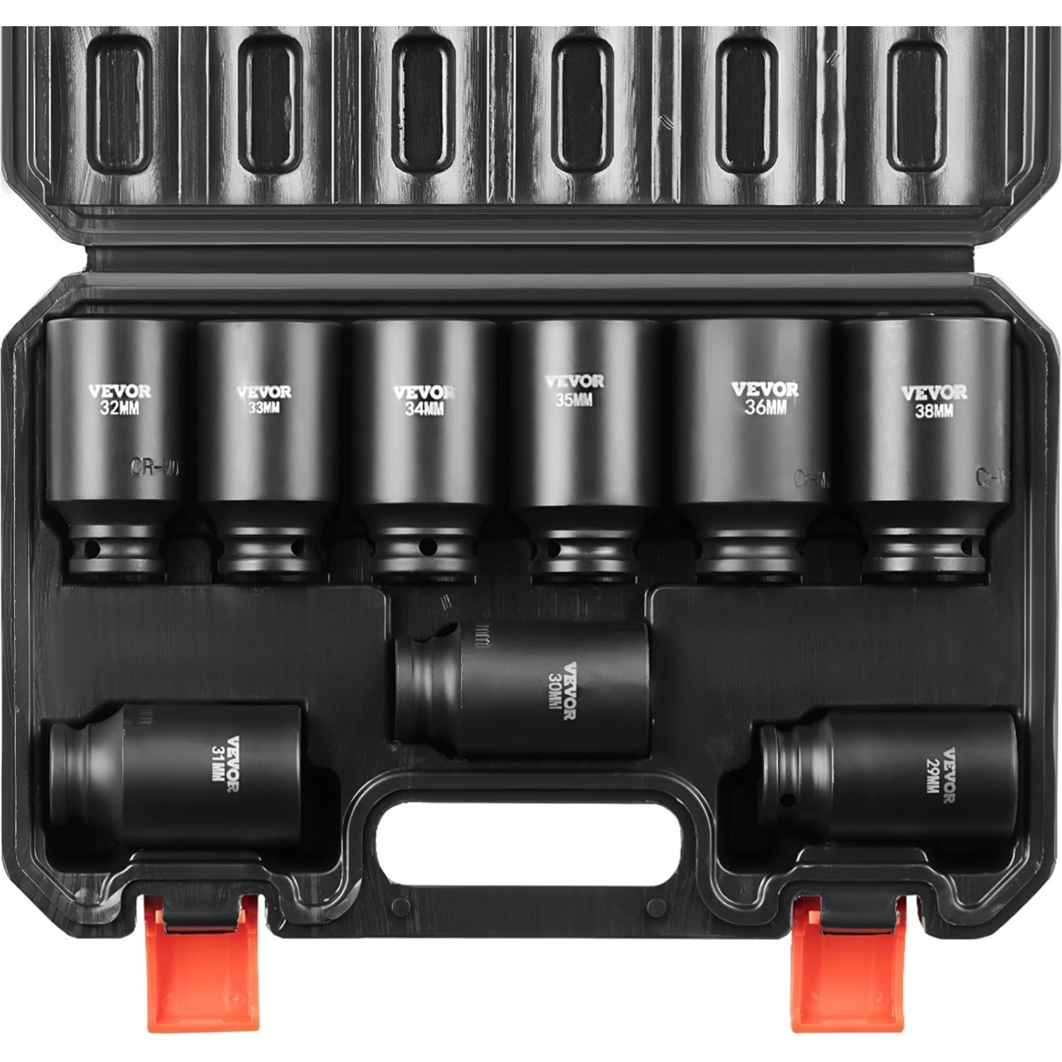 1/2″ Drive Cr-Mo Impact Socket Set, 9-Piece with Easy-to-Read Markings
