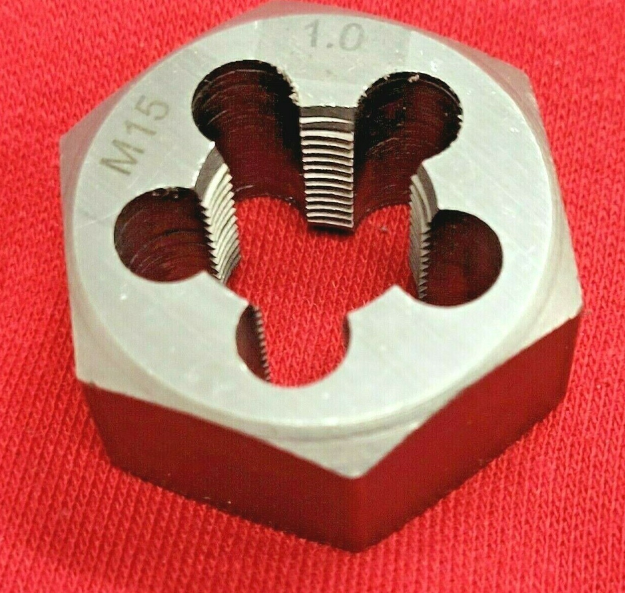 M15 X 1.0 Metric 1.25″ Hex Rethread Die 15MM Carbon Steel RH A1 419-15100