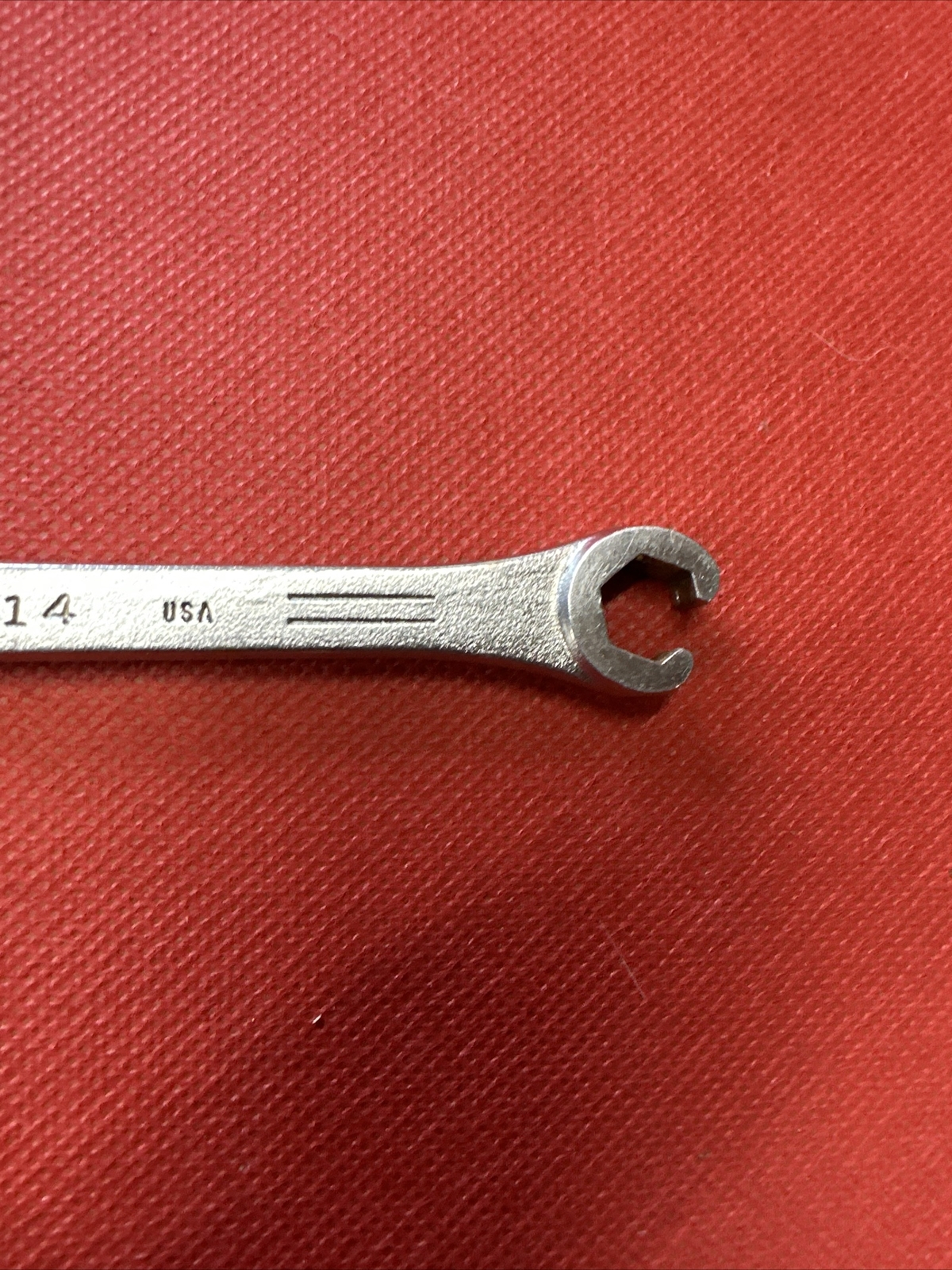 Vintage MAC TOOLS 7/16″ X 3/8″ FLARE NUT WRENCH 6″ LONG #OHB1214