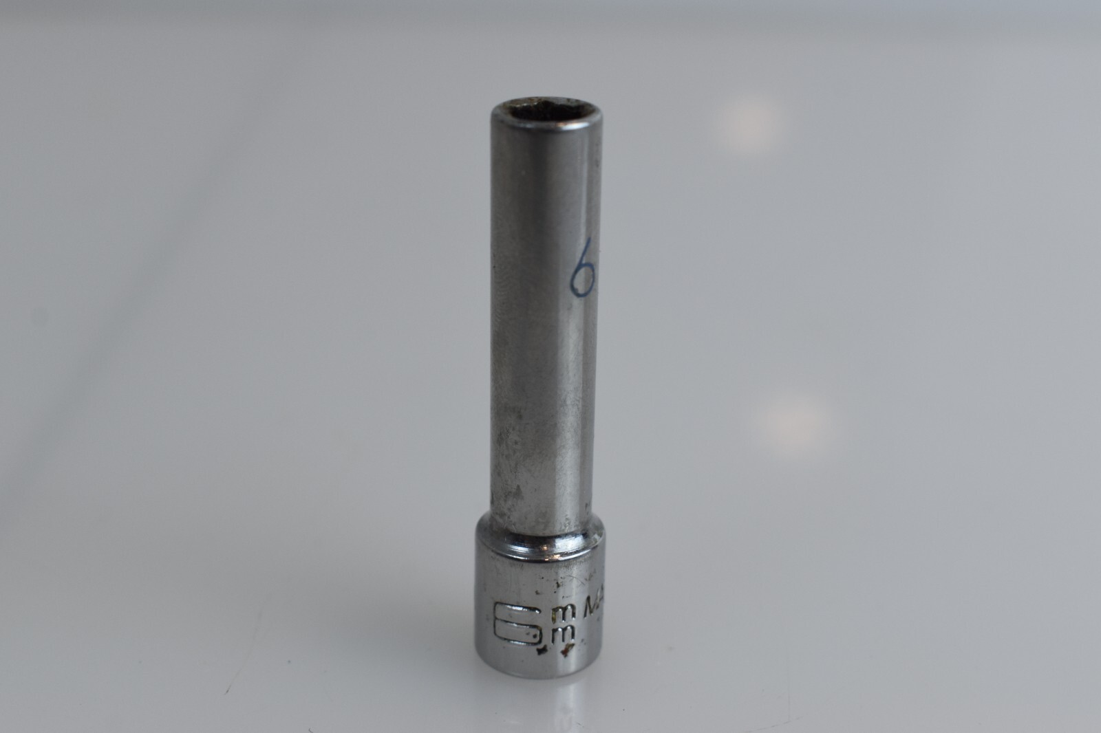 Matco Tools AD6M6A 6mm Metric Deep Socket 1/4″ Drive 6 Point Chrome Finish
