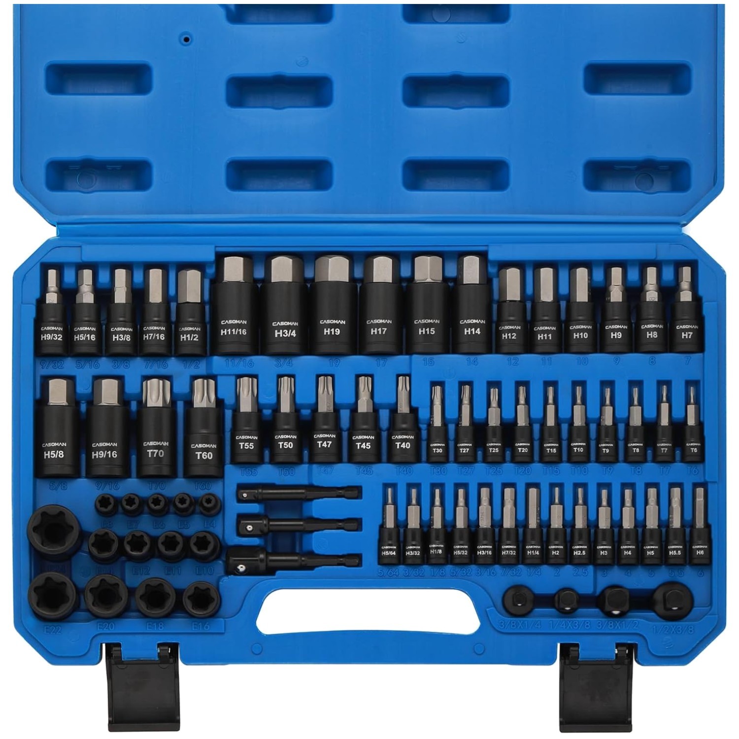 Convenient Storage Case for 71-Piece Hex & Torx Set