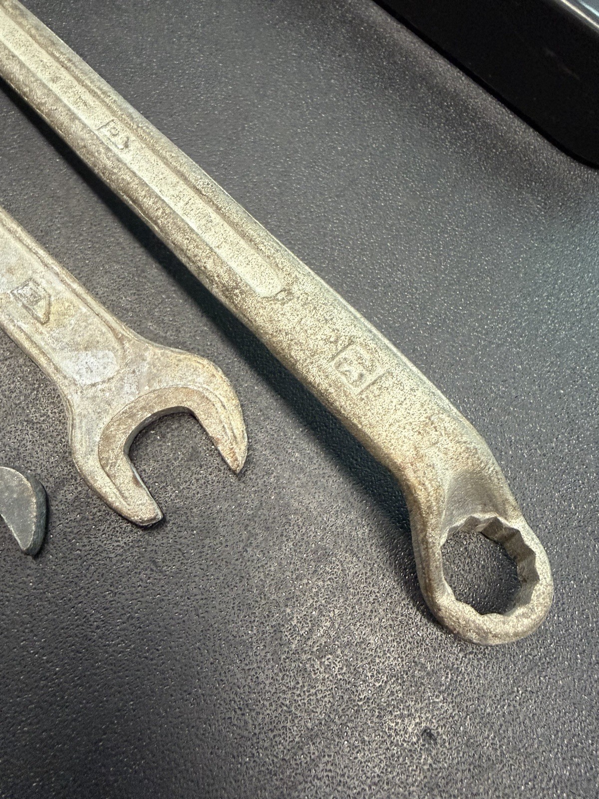 SOVIET VINTAGE WRENCH MADE IN USSR OPEN ENDED, Box Metric