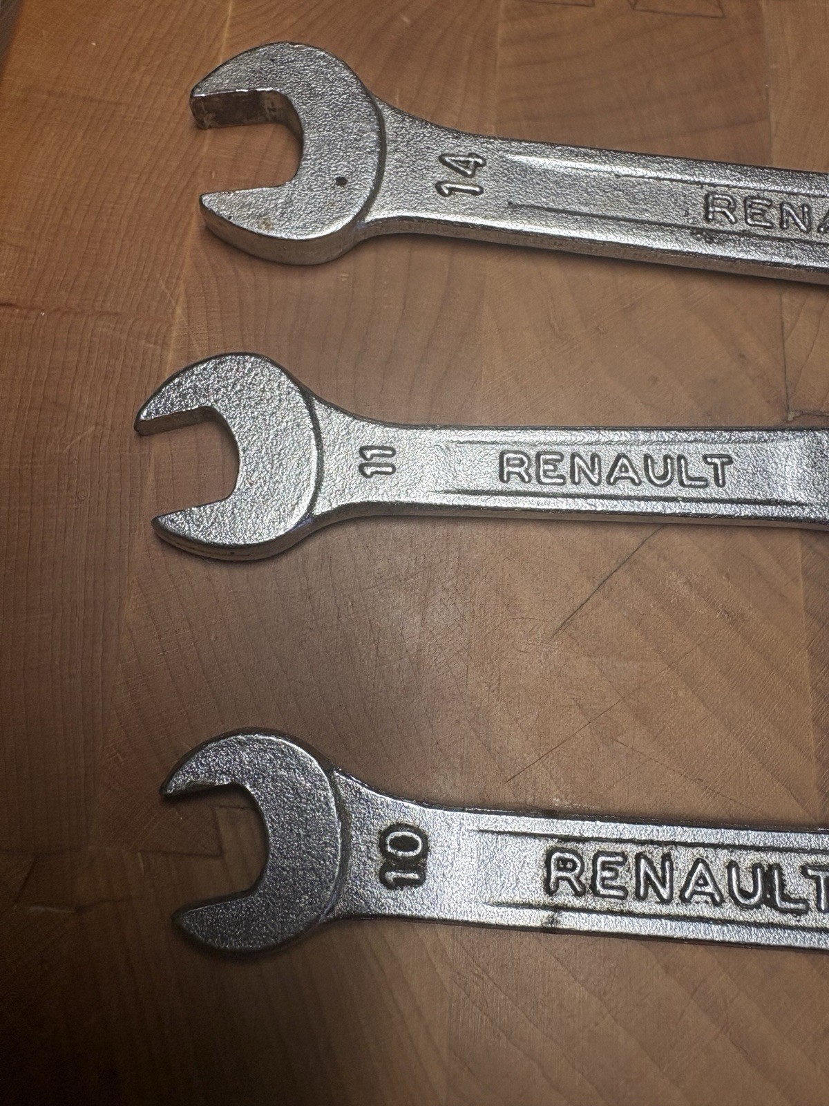 Renault Metric Wrench Lot (17 – 14, 13 – 11, 12 – 10) Made in France (1970’s)