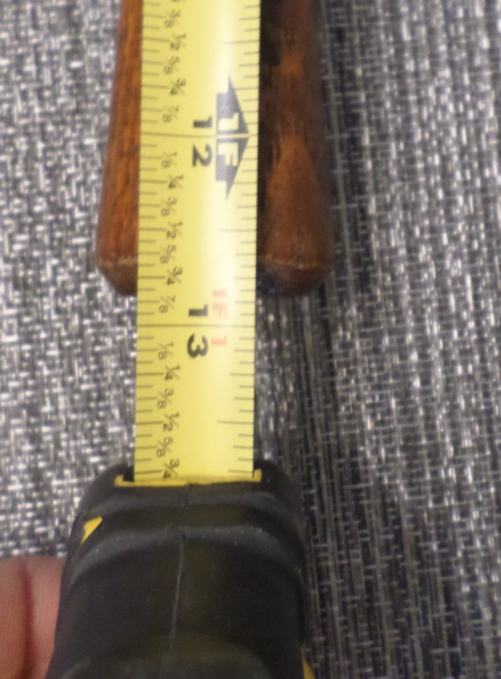 Vintage Craftsman Ball Peen Hammer & Orig. 12 3/4″ Handle – 38464 – 12oz