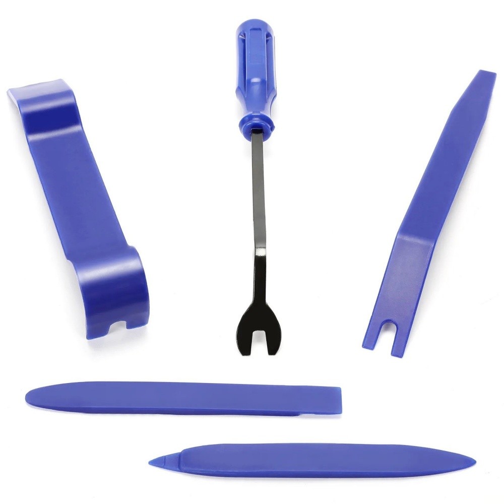 Plastic Trim Removal Pry Tool Set for Car Radio Panel Door Dash Clip Fasteners