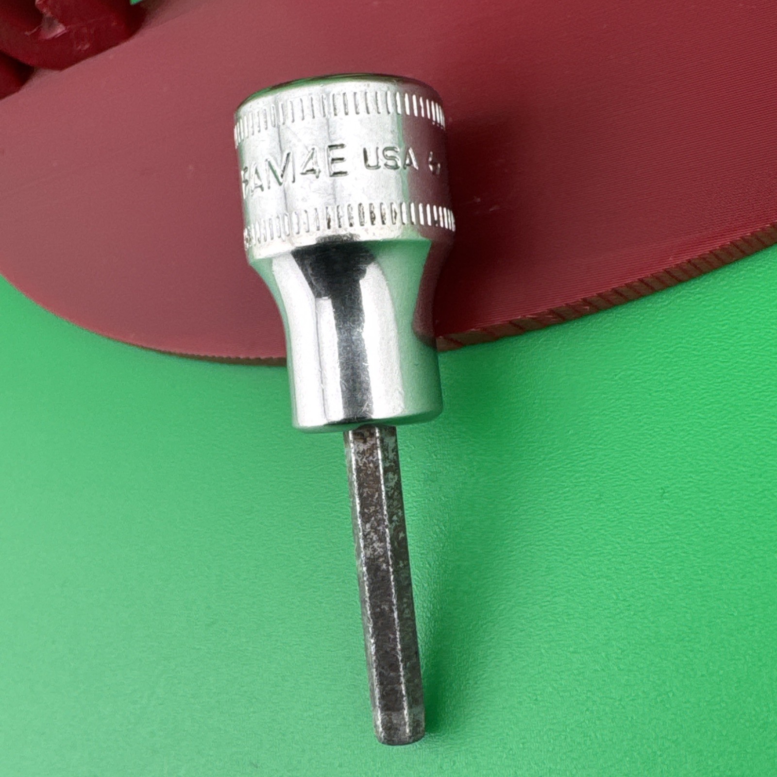 Snap On FAM4E 3/8″ Drive Metric 4mm Hex Bit Chrome Socket 2