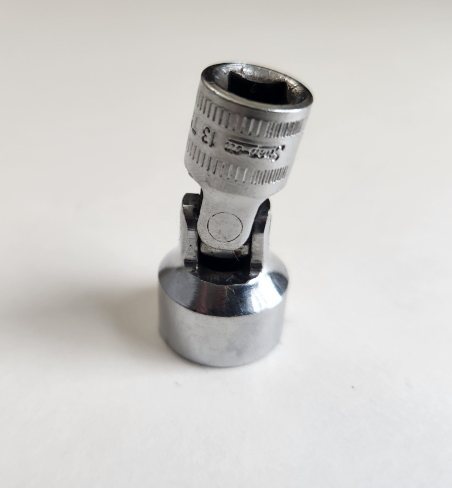 Snap-On 13MM 1/4″ DRIVE TMUSM13 6 Point Metric Universal SWIVEL SOCKET TMUSM 13