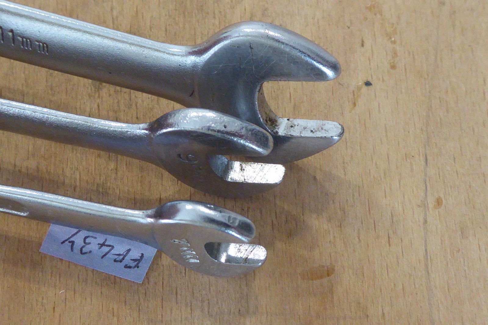 BRITOOL 2JM set of 3 open spanners 6 X 7 8 X 9 10 X 11mm made in England 6 – 11