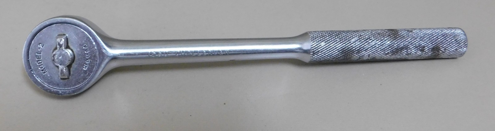 Challenger USA 1/2″ Drive Hand Tools Ratchet, 10″ Length, Knurled Grip, 1660-2