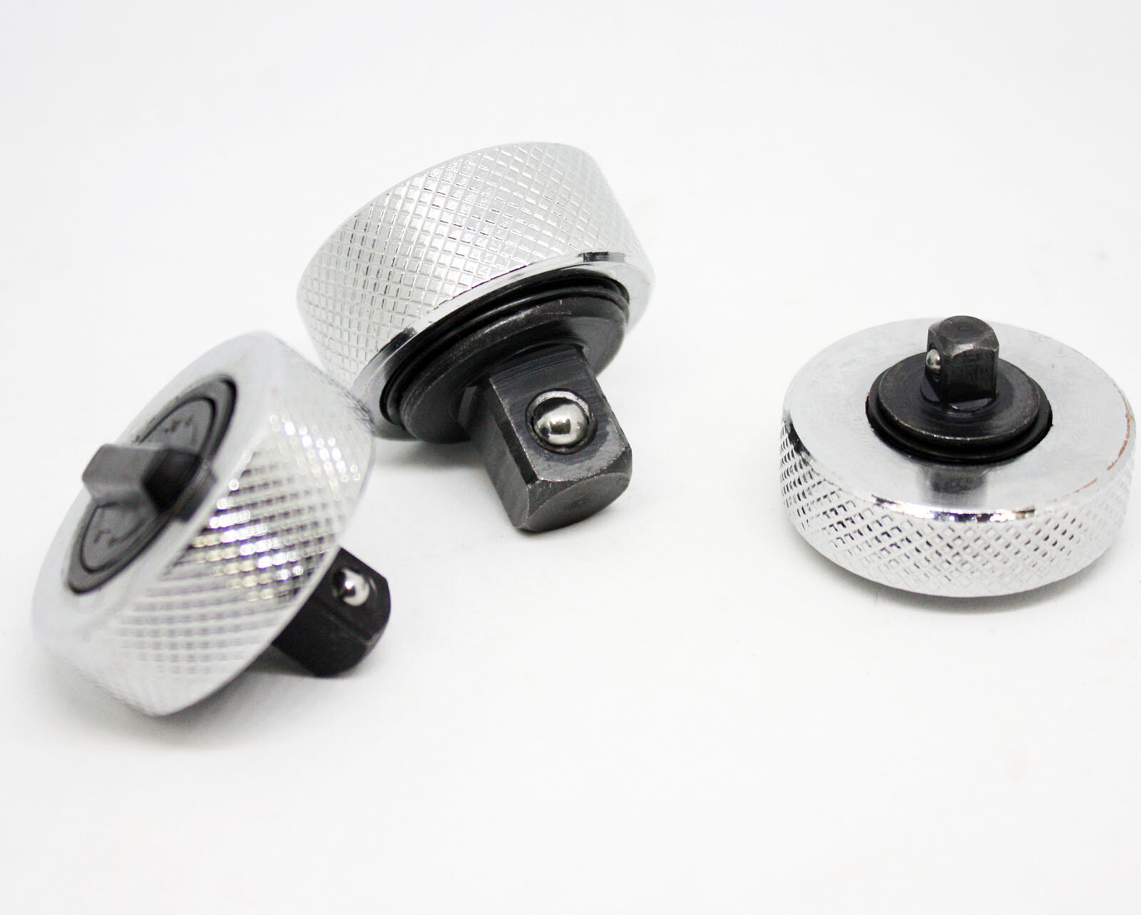 3PC Reversible Thumbwheel Ratchet Wrench Set Palm Ratchet Wrench 1/4” 3/8” 1/2″