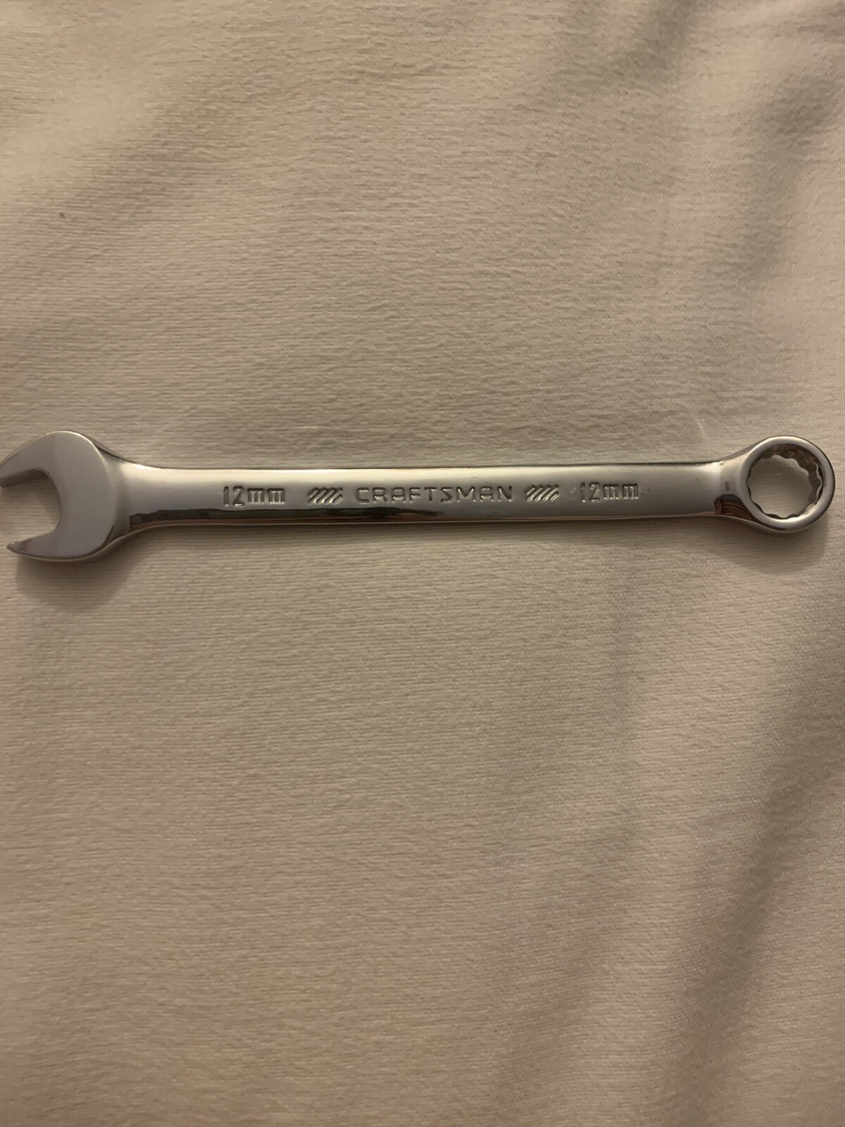 Craftsman CMMT42916 Combination Wrench 12 mm Point Metric MM Polished Chrome New