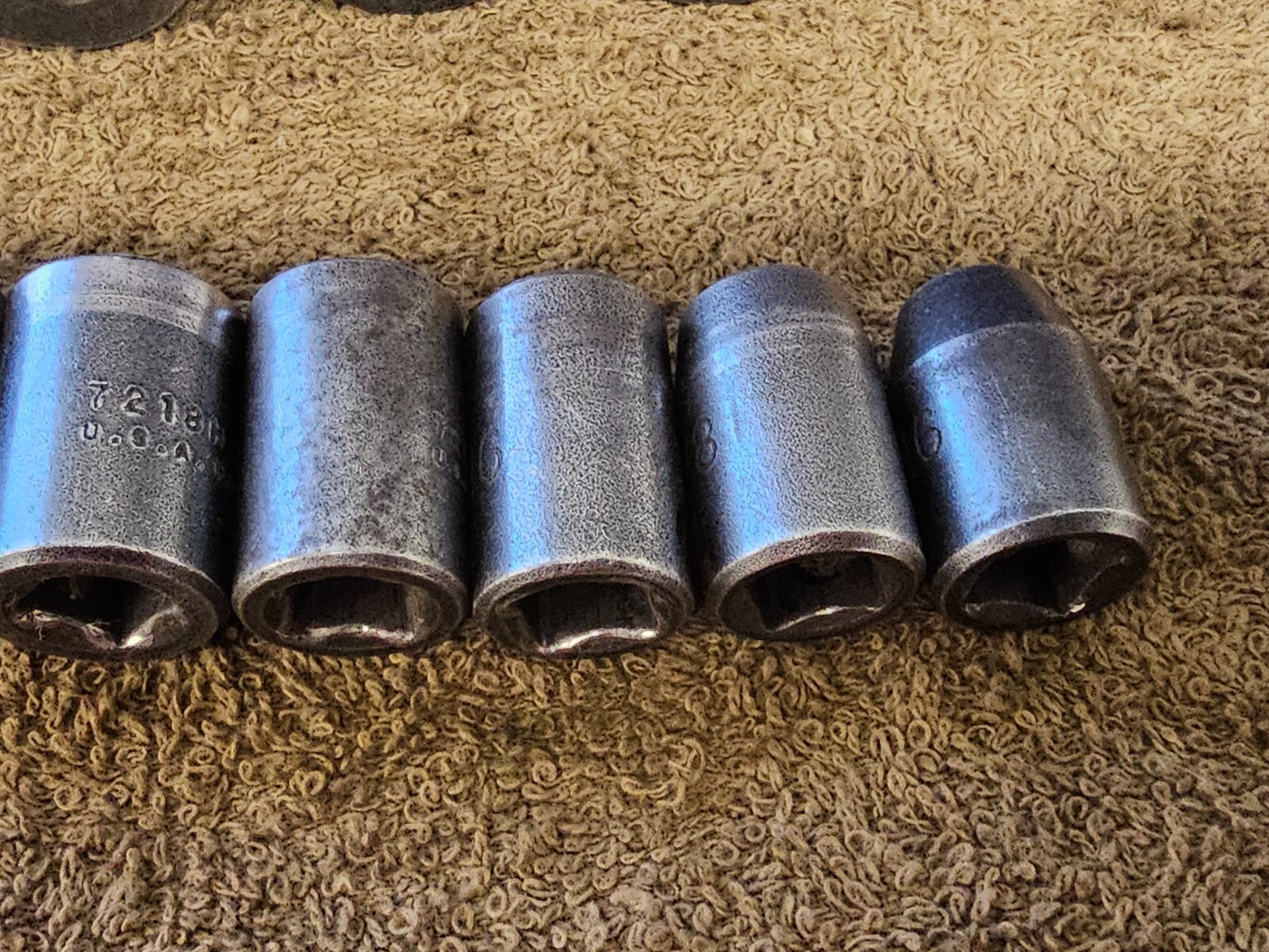 12 Proto Professional Impact Socket Set 3/8″ Drive Sae 1″ 7/8 3/4 5/8 1/2 5/16