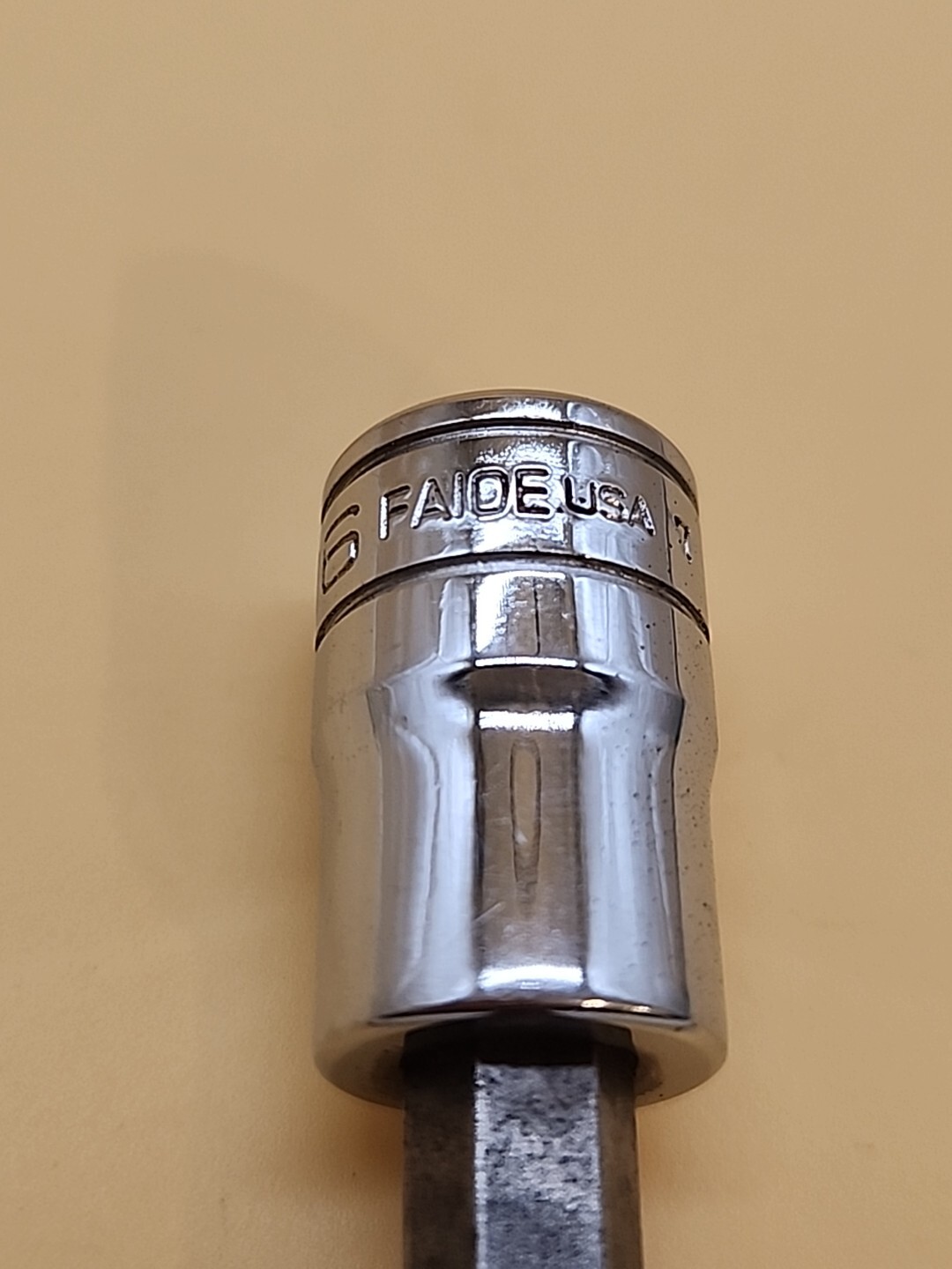 Snap-on Tools FA10E 5/16″ SAE Hex Bit 3/8” Drive Chrome Socket Dr USA