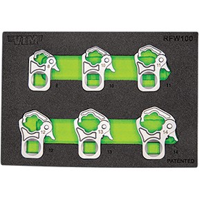 6 PC. 3/8IN DR. RATCHETING FLARE NUT WRENCH SET VIM-RFW100 Brand New!