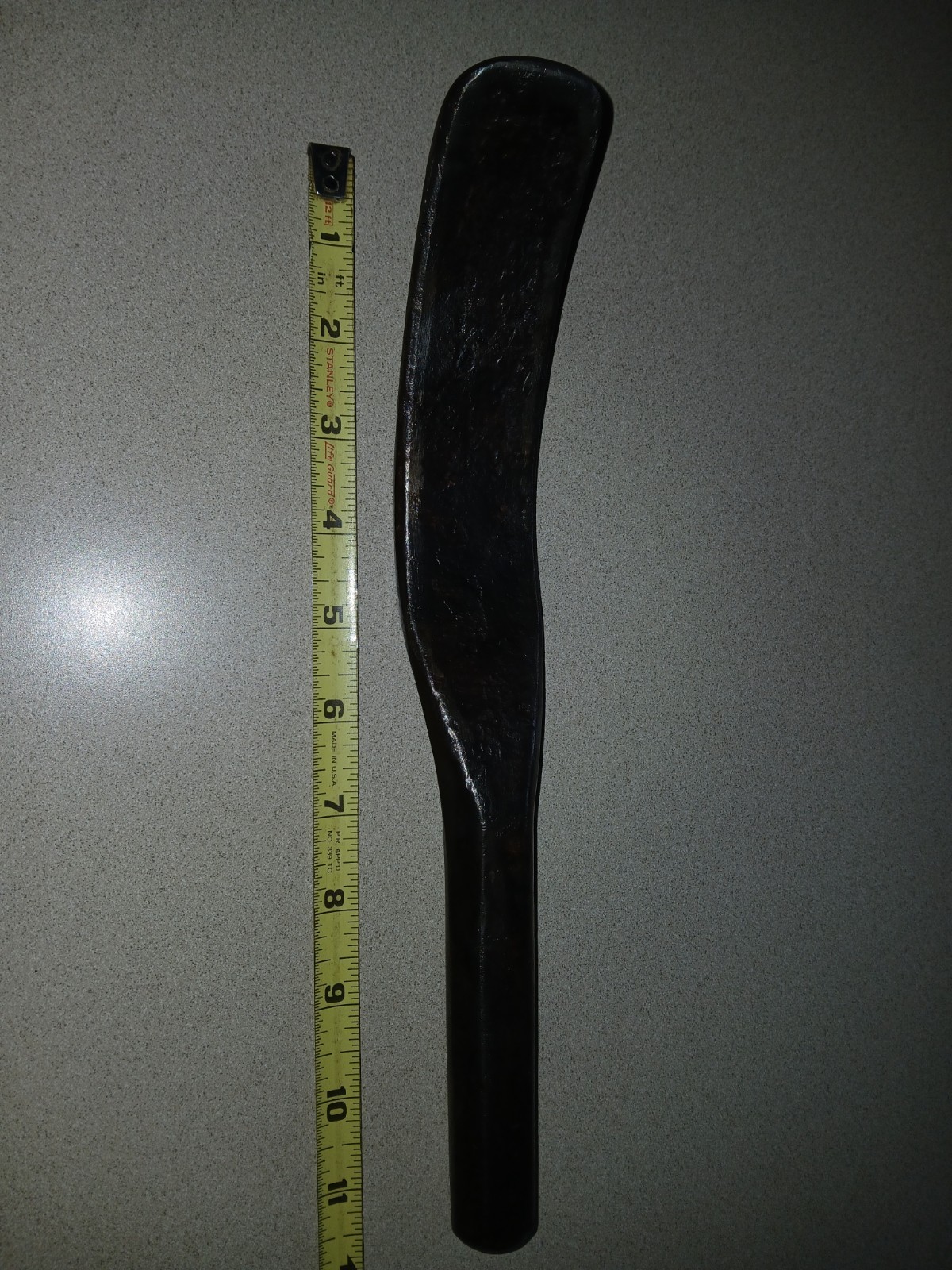 Vintage Unbranded Auto Body Curved Slapping Spoon 1Lbs 14Oz. Hammer Dolly Tool