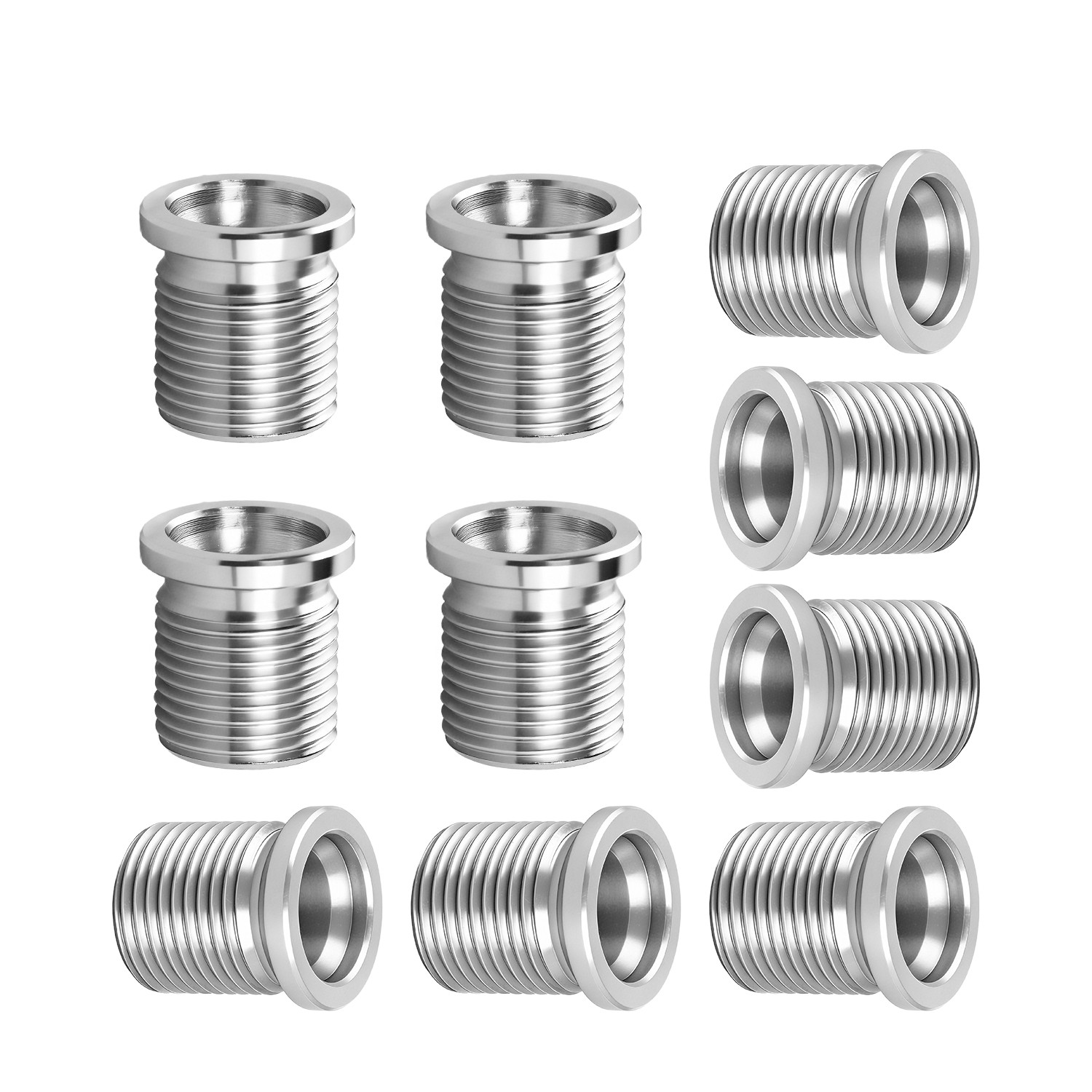10x Spark Plug Port Thread Repair for Ford Triton 4.6L 5.4L V10 14mm 389-100