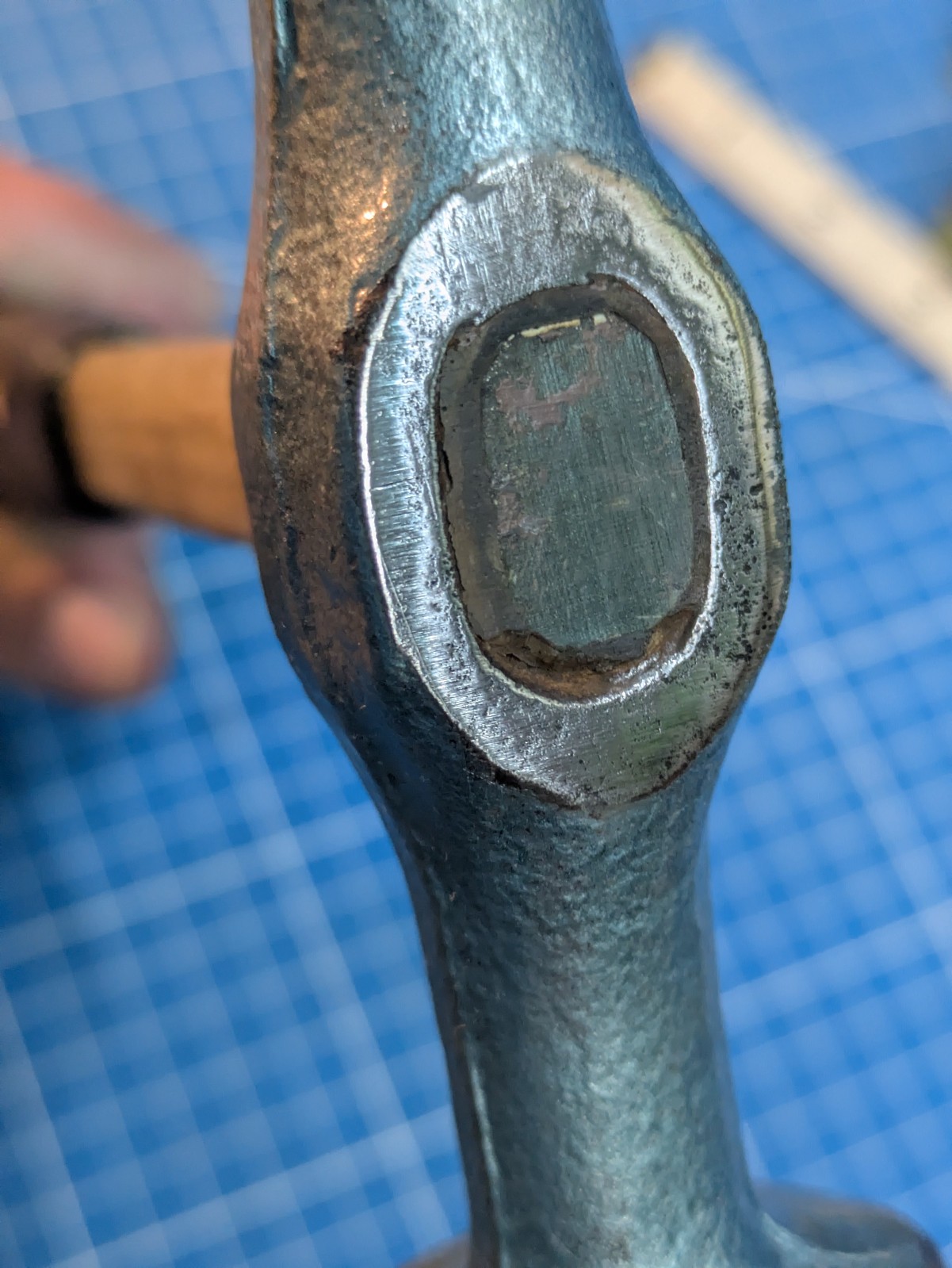 Craftsman Vintage Auto Body Fender Repair Picking Fiberglass Handle Hammer