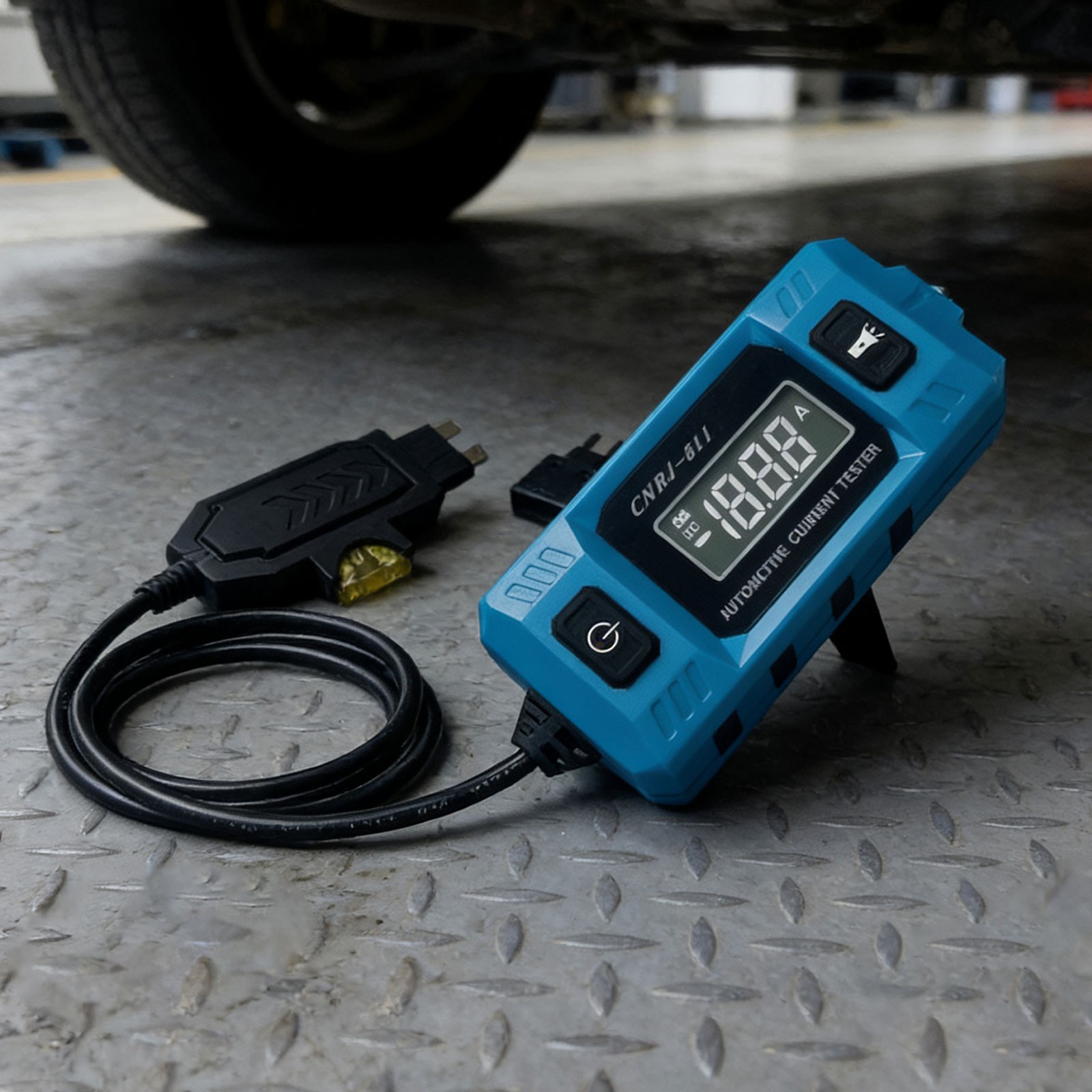 Car Circuit Tester with LED Display for 12V and 0 01 to 19 99 Amp Range