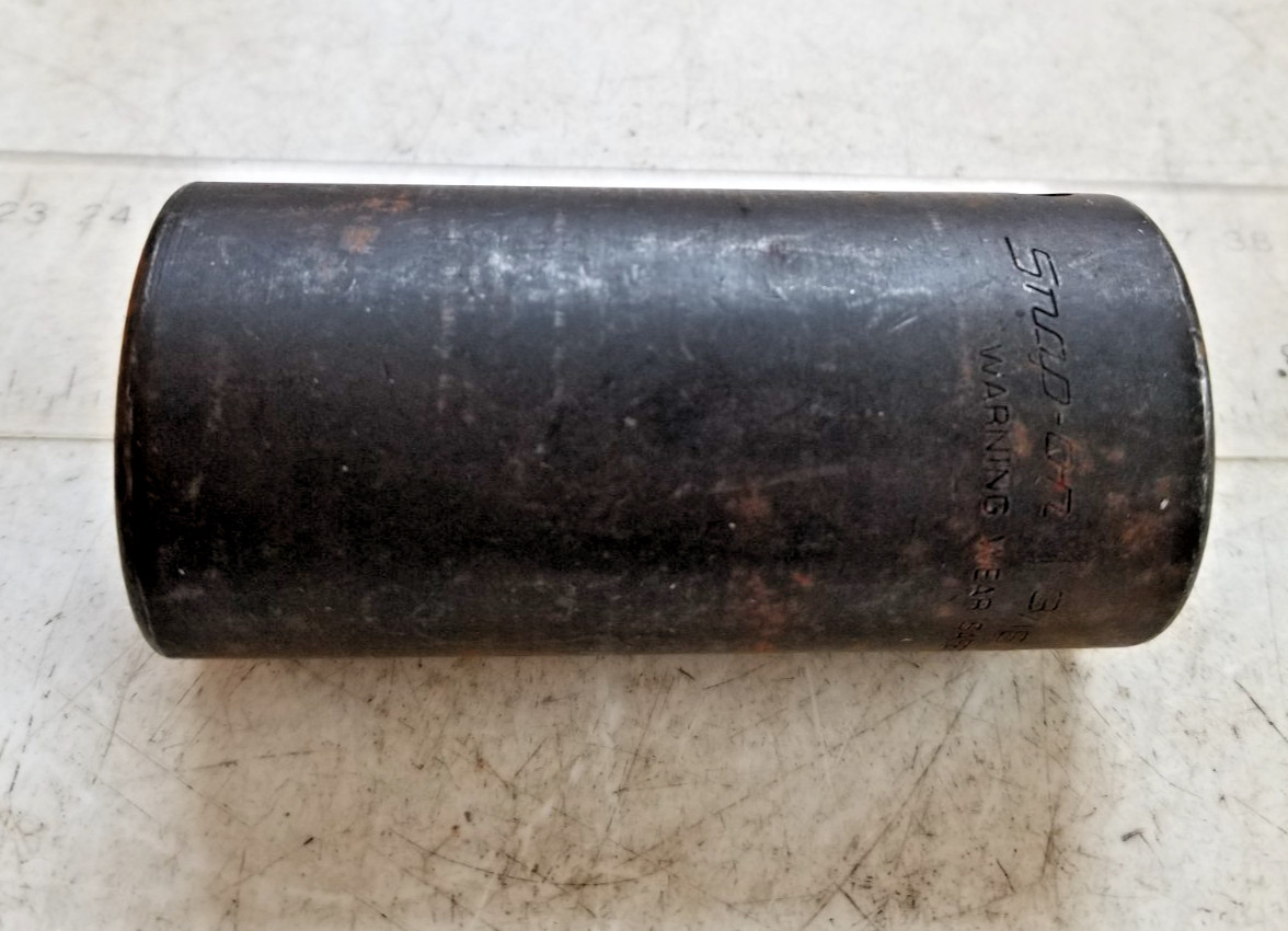 * SNAP-ON SIMLM380 1/2″ Drive 6 Point SAE 1&3/16″ Deep Impact Socket