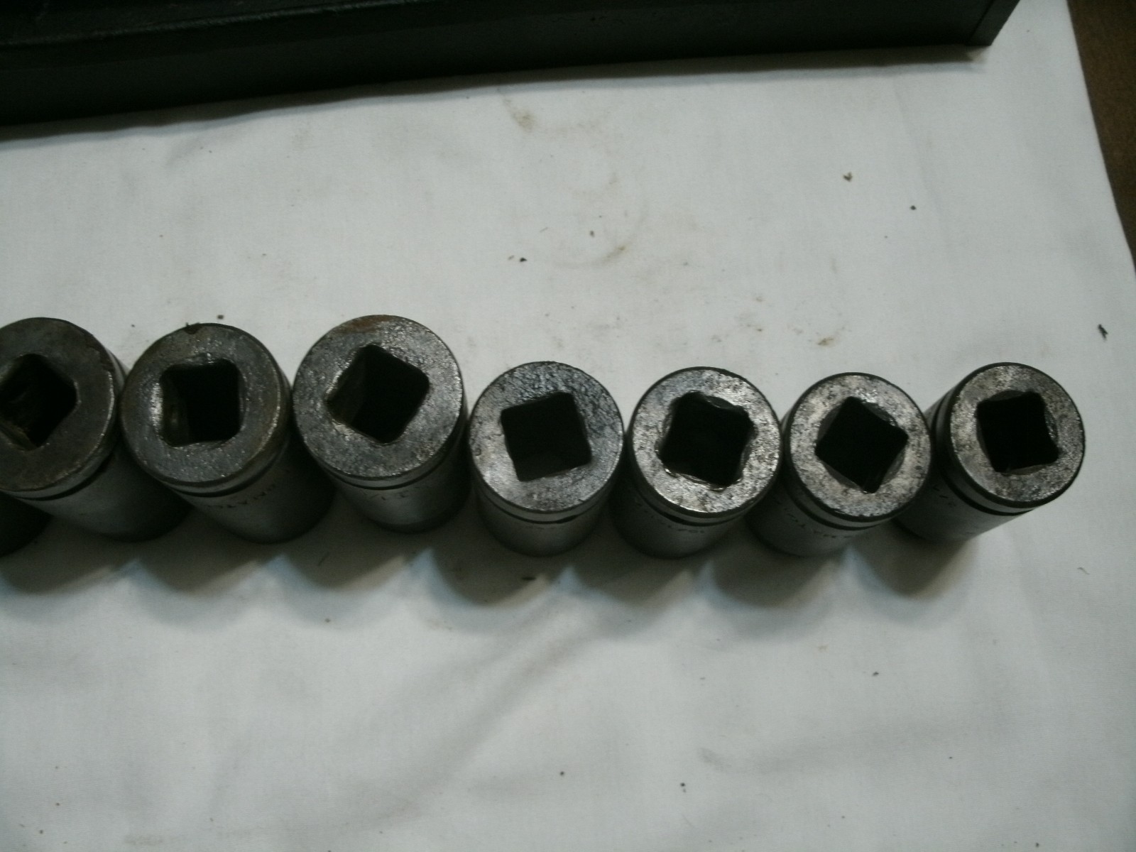 Lot of 10 Matco 3/4″ Dr SAE 6pt Deep Well Impact Socket Set 3/4- 1 -3/8 USA