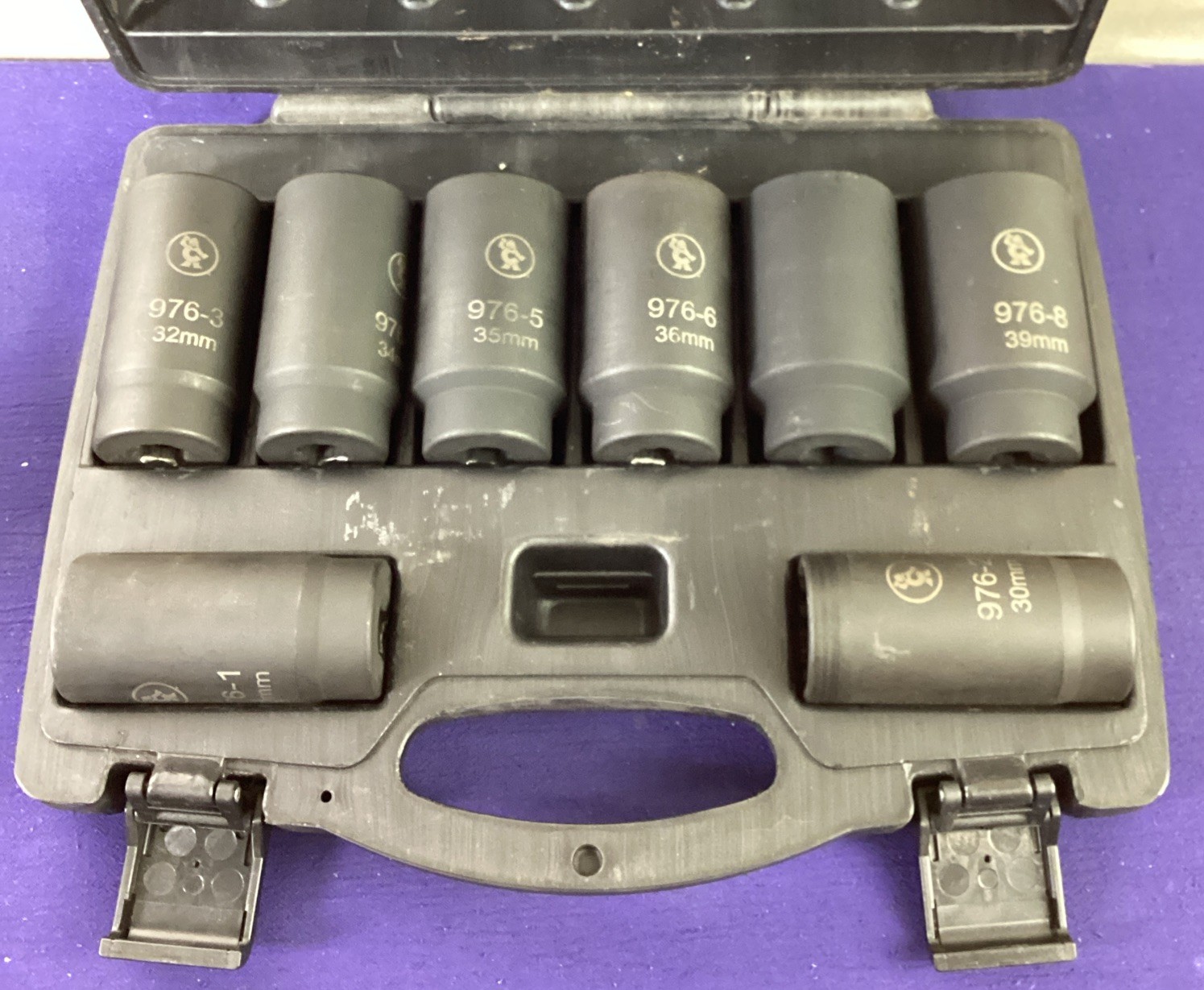 CAL VAN TOOLS 976 12-POINT METRIC AXLE NUT SOCKET SET