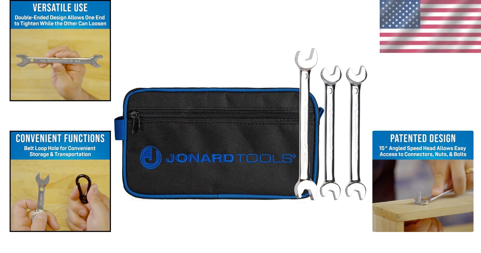 Rugged Carrying Case Included, Speed Wrench Kit