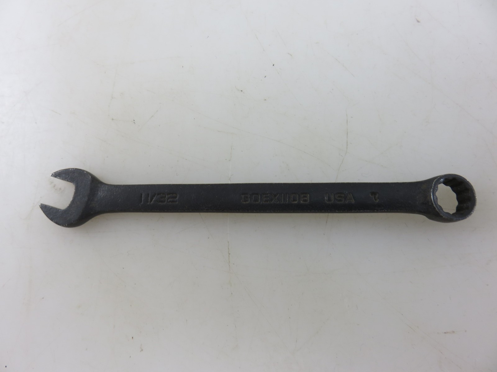 Snap-On GOEX110B BLACK OXIDE Combination Wrench 11/32″ 12pt 5″ Long Made In USA