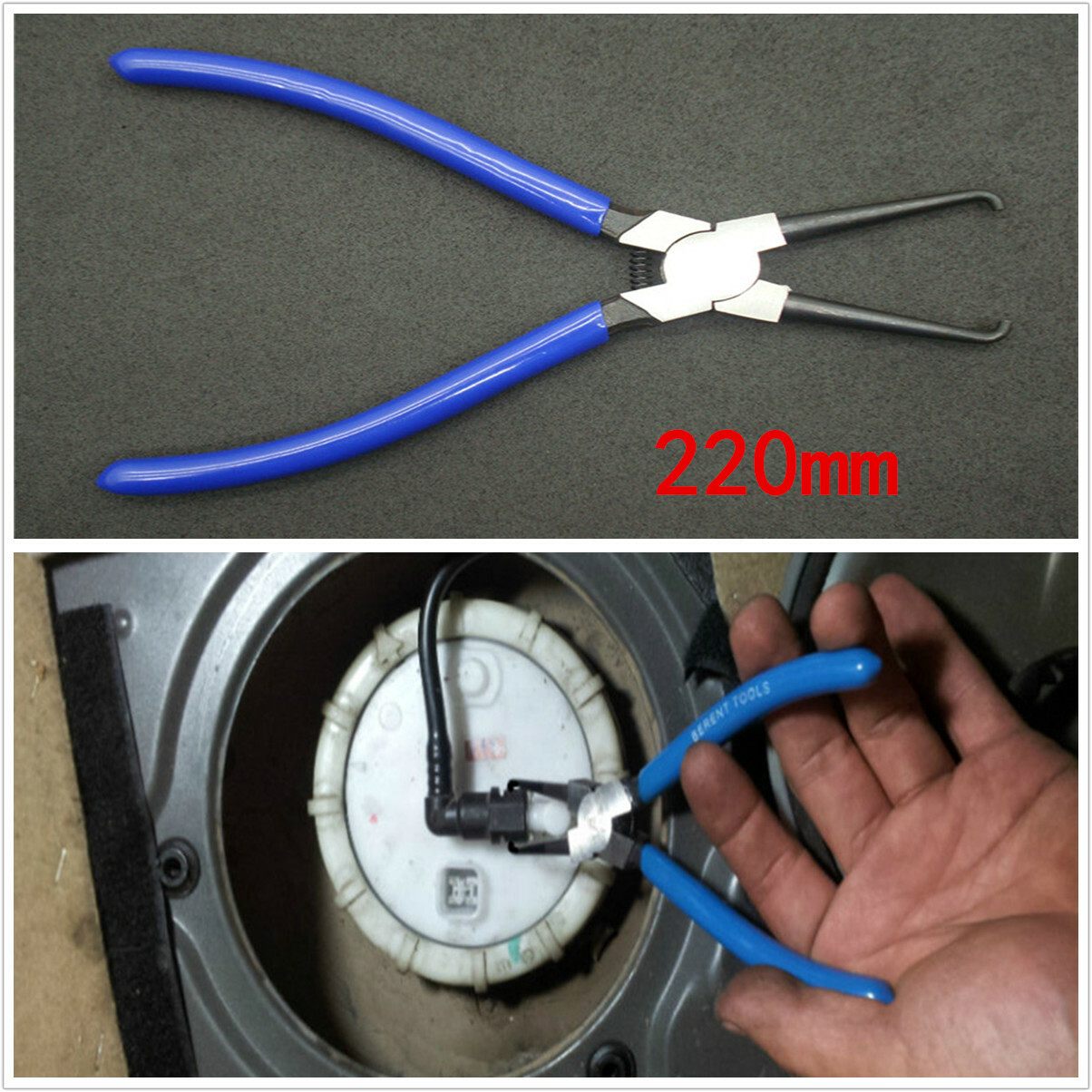 220mm Joint Pliers Fuel Tube Buckle Removal Tool Brake Caliper For Car SUV Truck