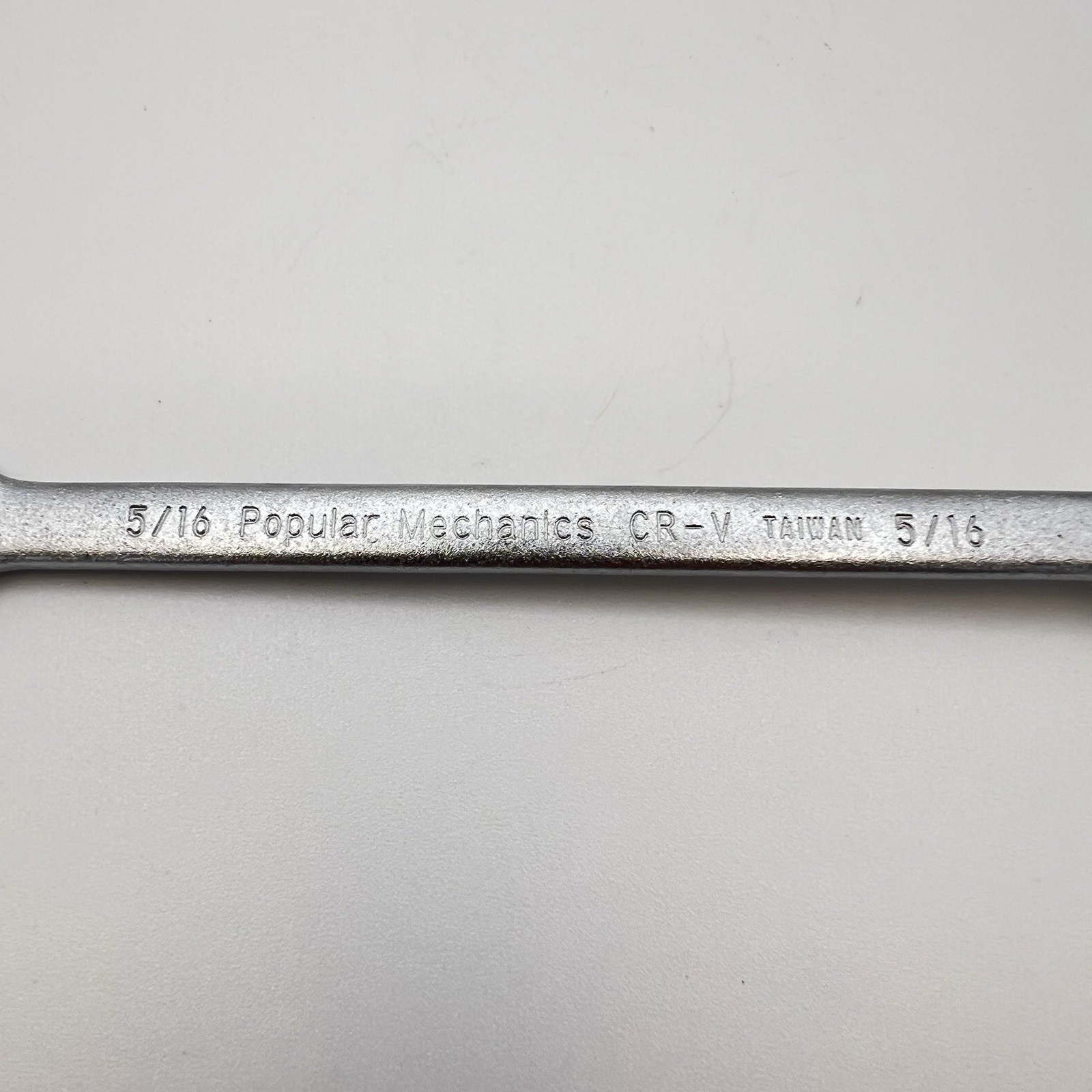 Popular Mechanics W0110 A 5/16″ Combination Wrench SAE CR‑V Vintage PM NOS