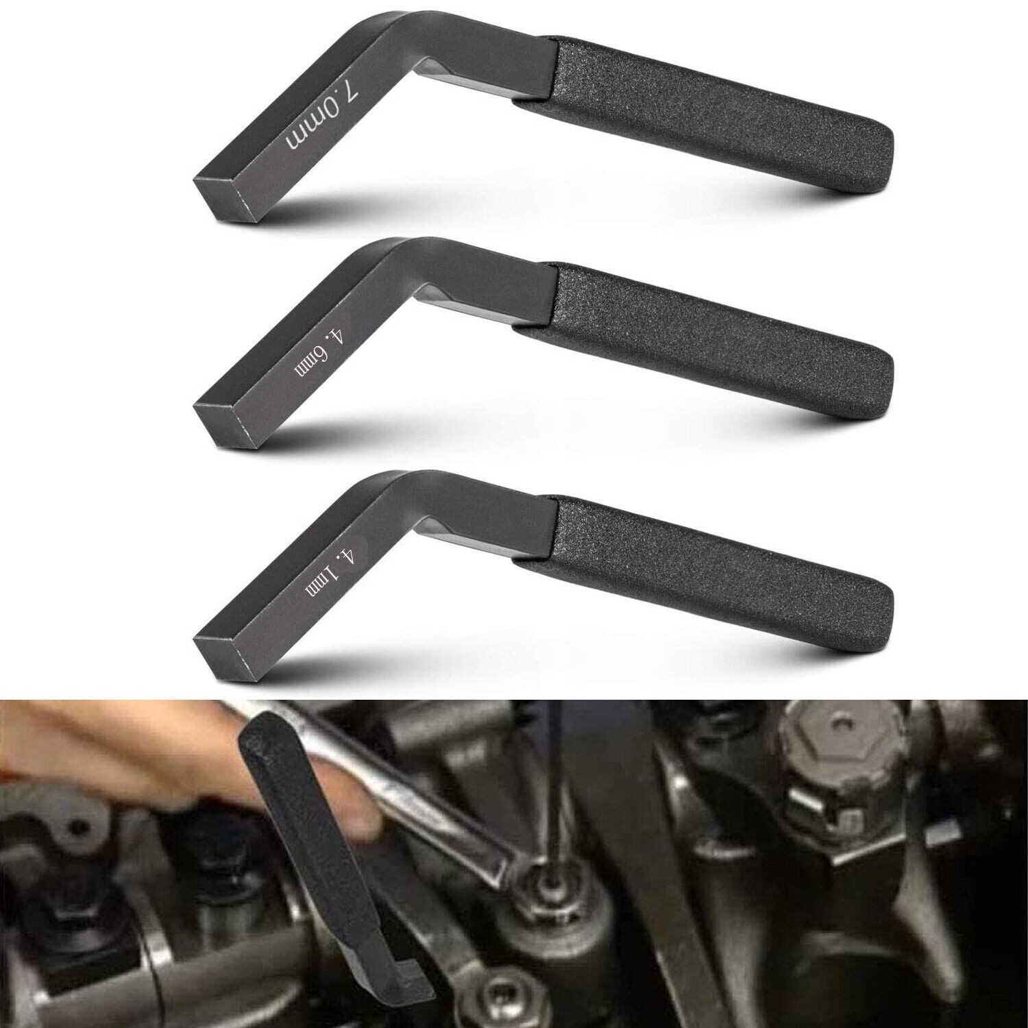 Engine Brake Adjustment Tool Set for DD13 DD15 DD16 Jake Brake Feeler Gauge